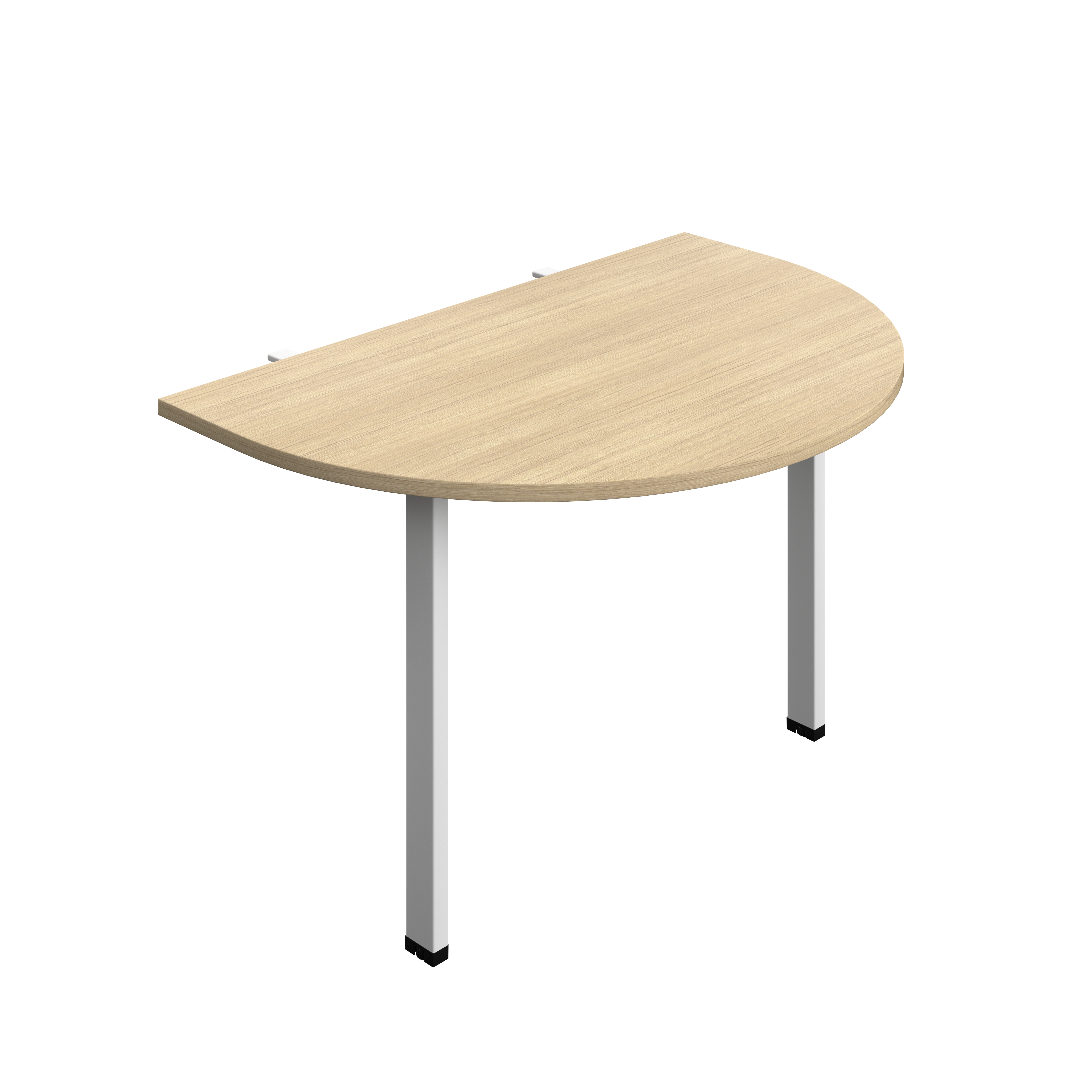 Synergy Screen Depth D-End Single Person Bench : Goal Post Leg : 1200 | 800 | Nova Oak/White
