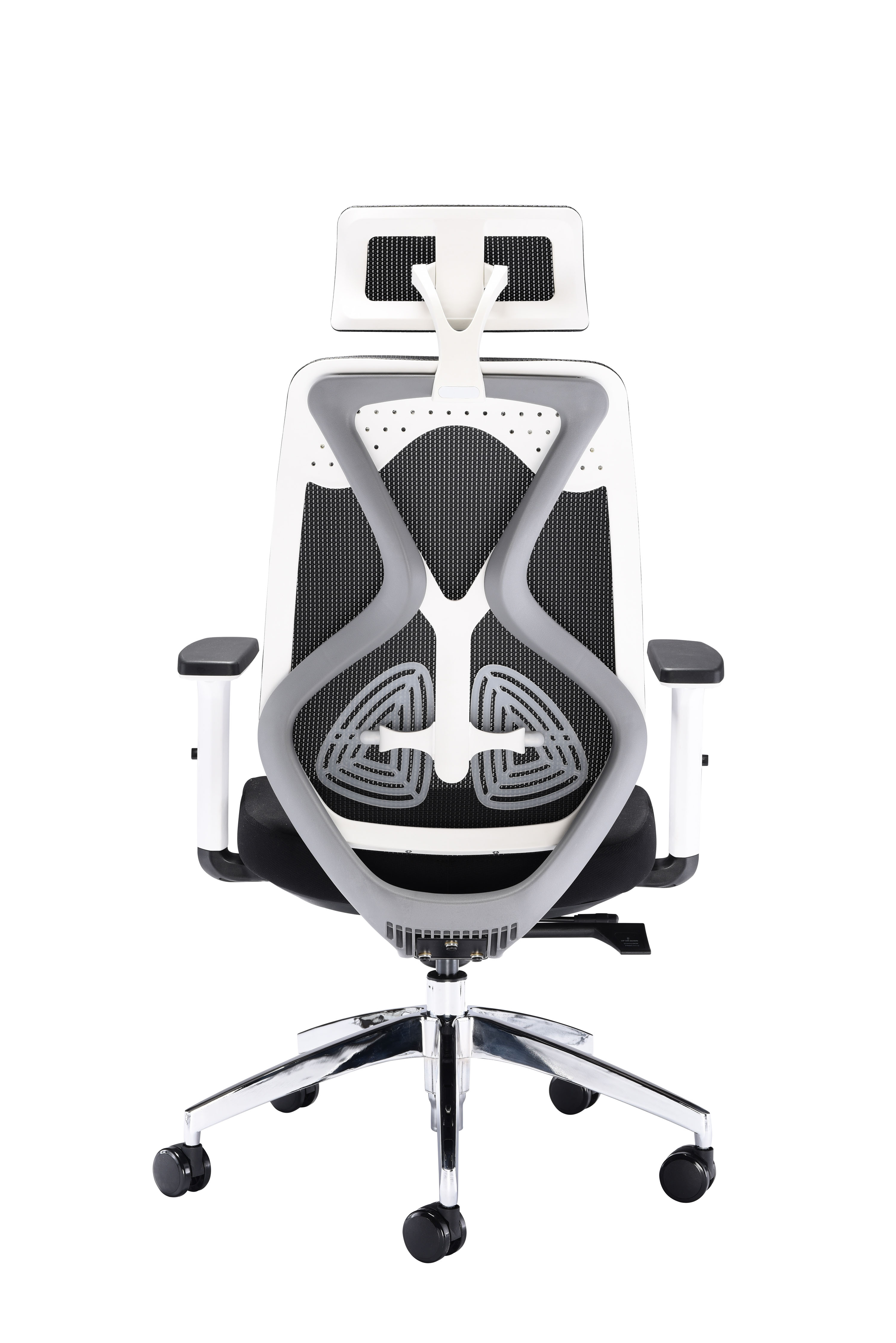 Maldini High Back Office Chair | Black/White thumbnail 5