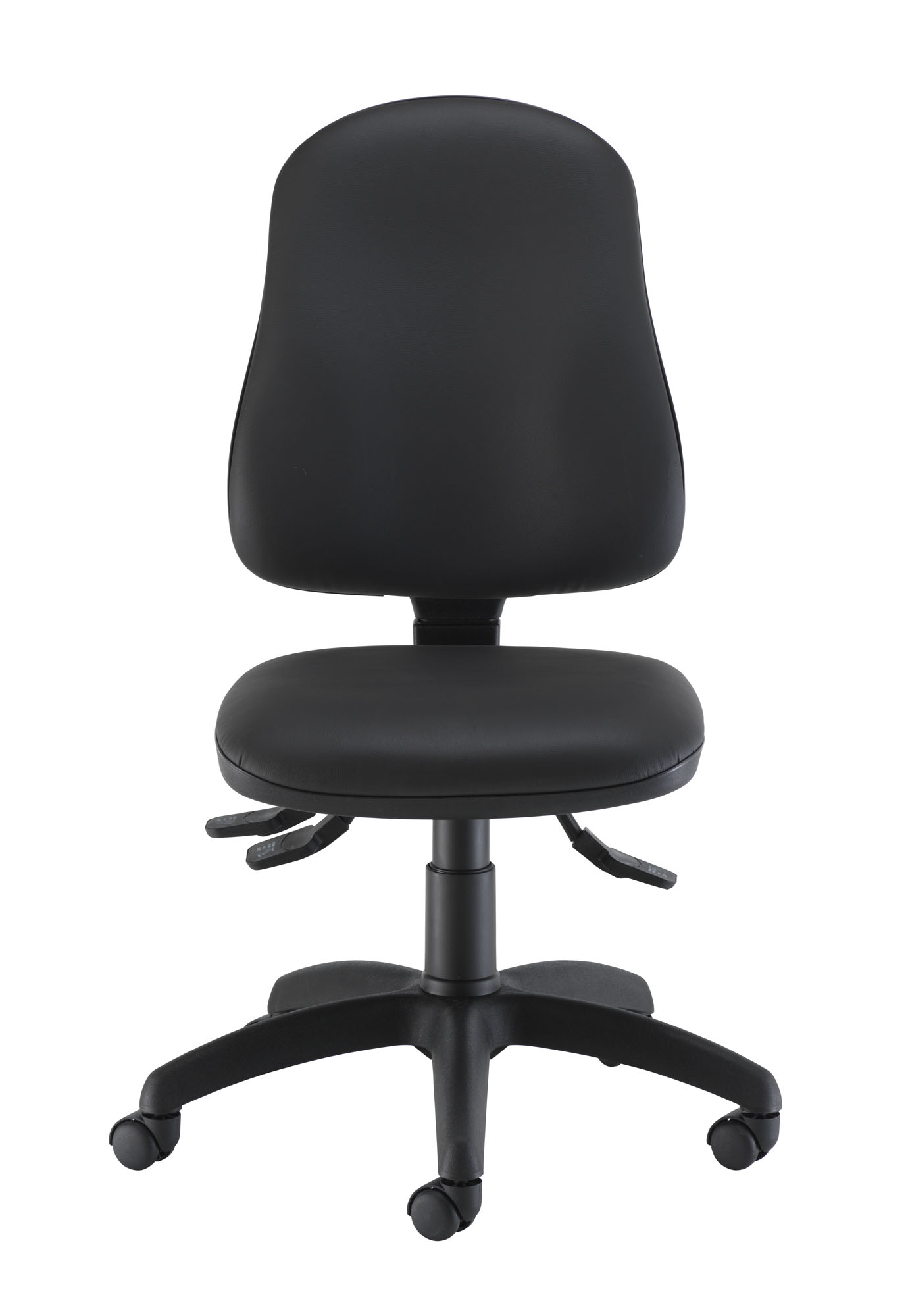 Calypso 2 Deluxe Chair | No Arms | Black PU thumbnail 2