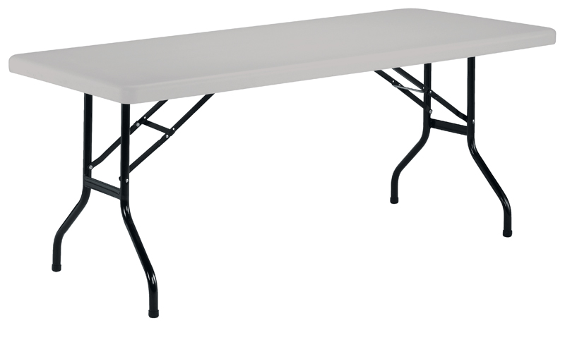 Folding+Rectangular+Table+1510+White