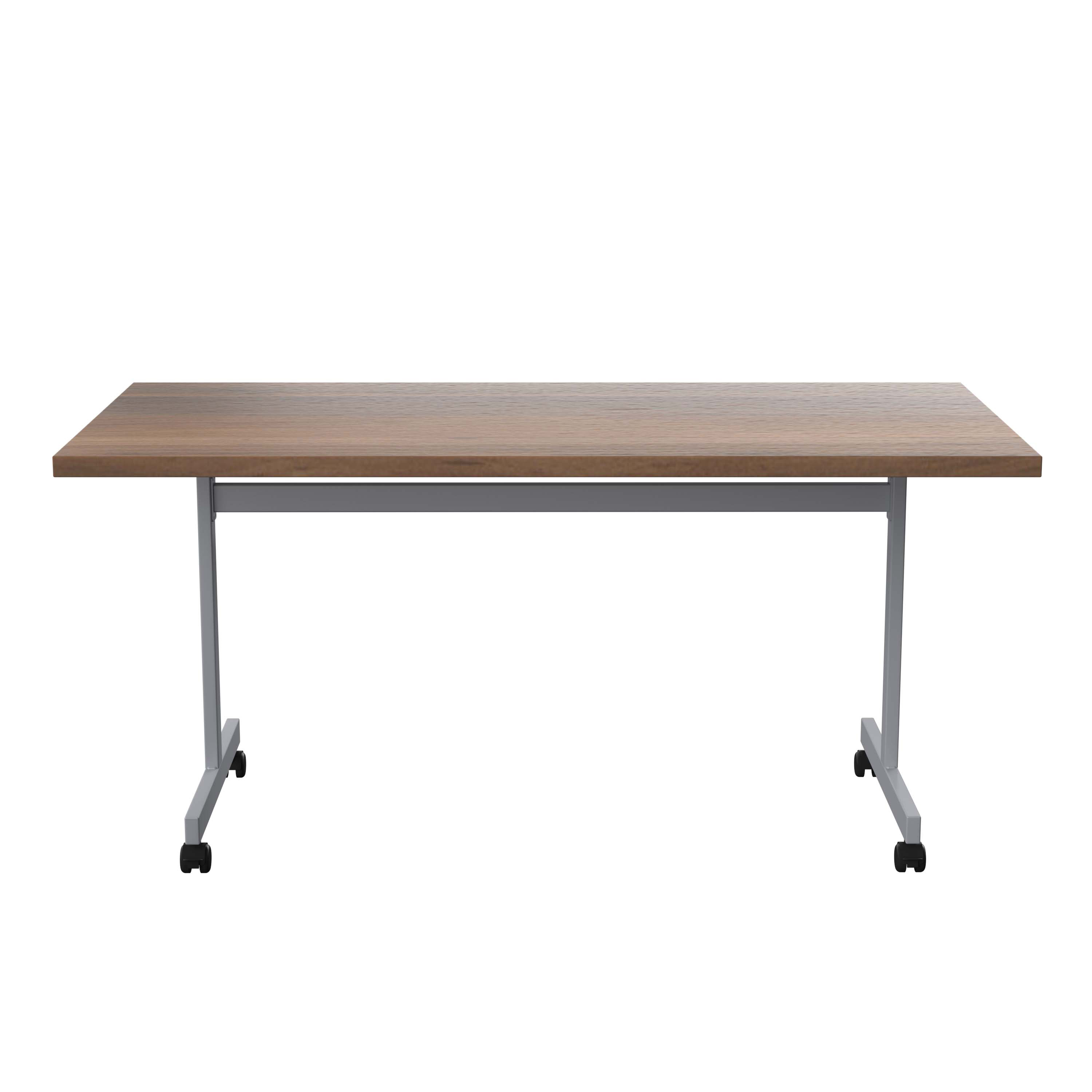 One Eighty Rectangular Tilting Table (FSC) | 1600 X 800 | Dark Walnut/Silver thumbnail 4