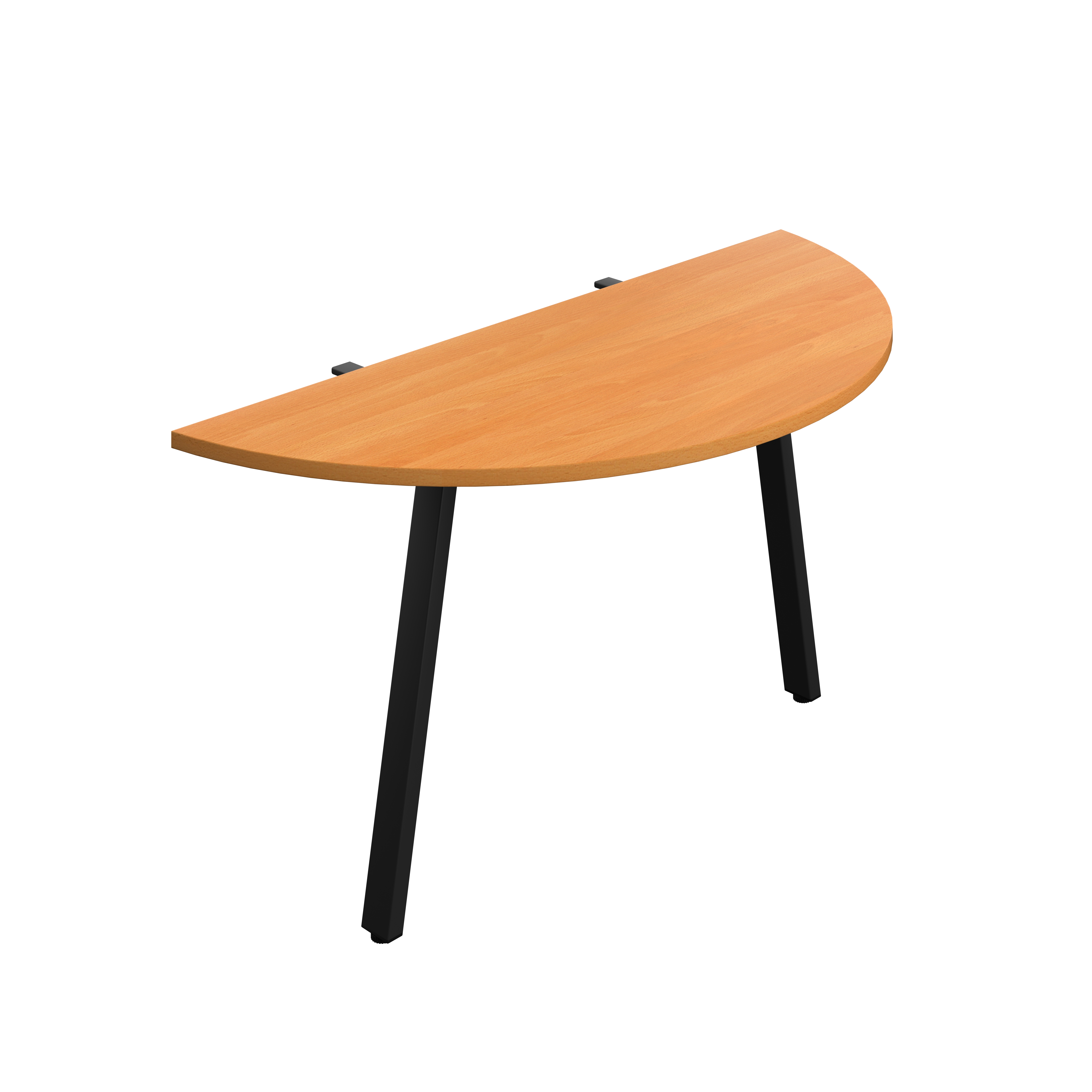 Synergy Screen Depth D-End Single Person Bench : A-Frame Leg : 1400 | 600 | Beech/Black