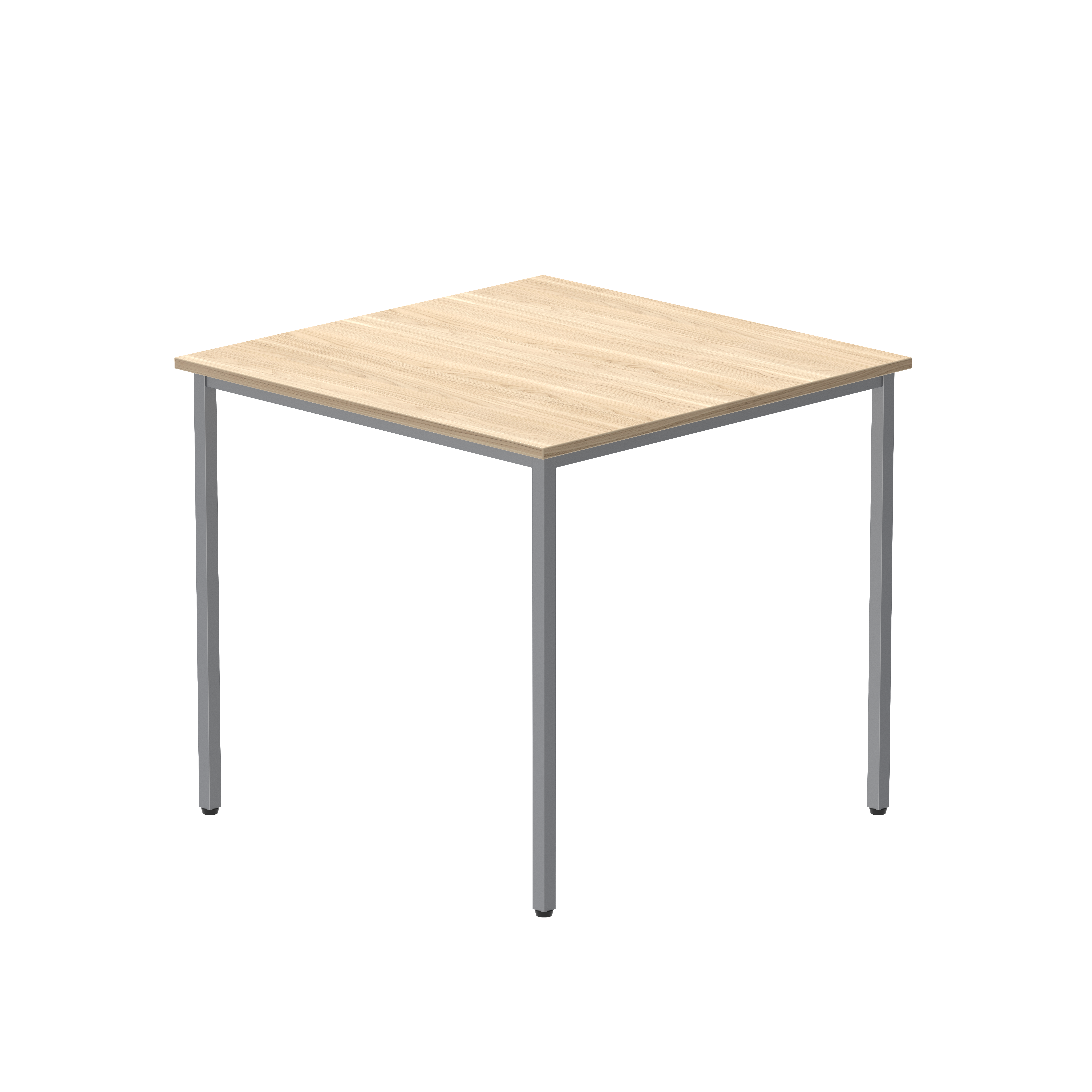 Office Rectangular Multi-Use Table (FSC) | 800X800 | Canadian Oak/Silver thumbnail 2