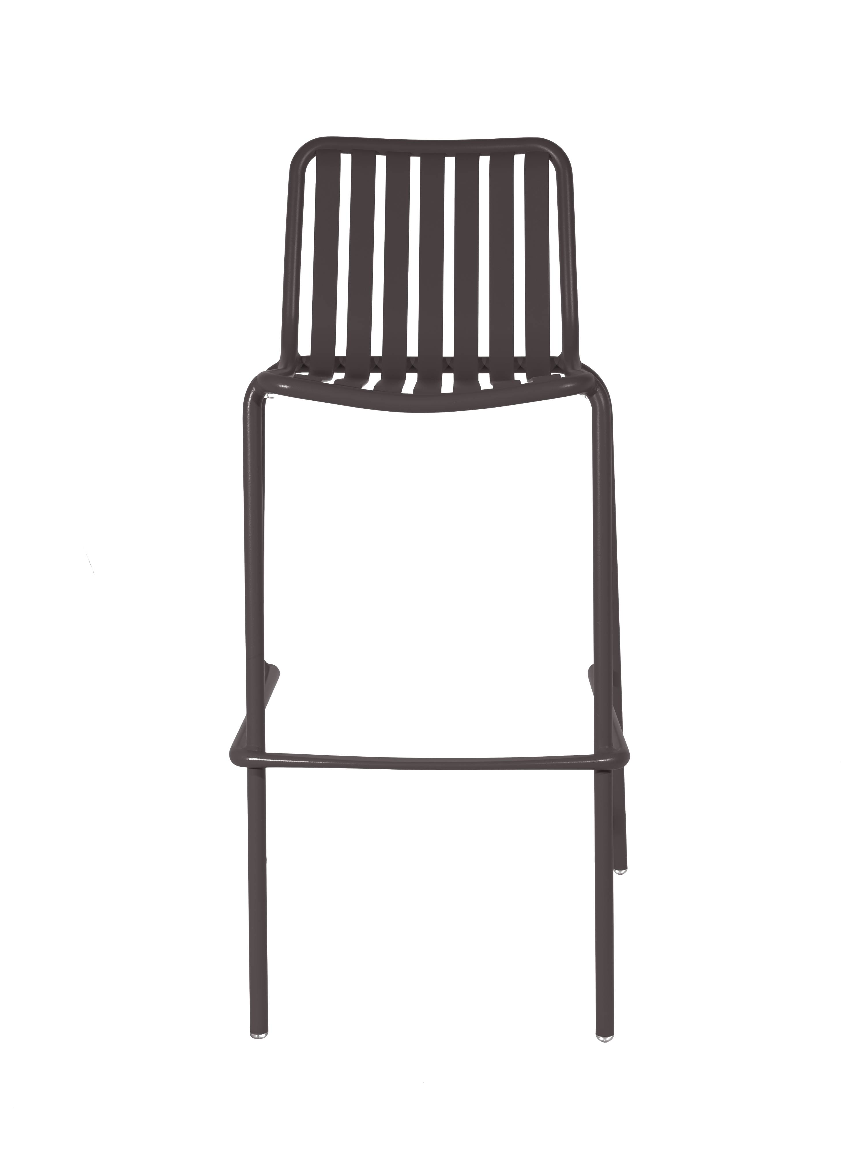 Breeze Aluminium Bar Chair | Charcoal thumbnail 2