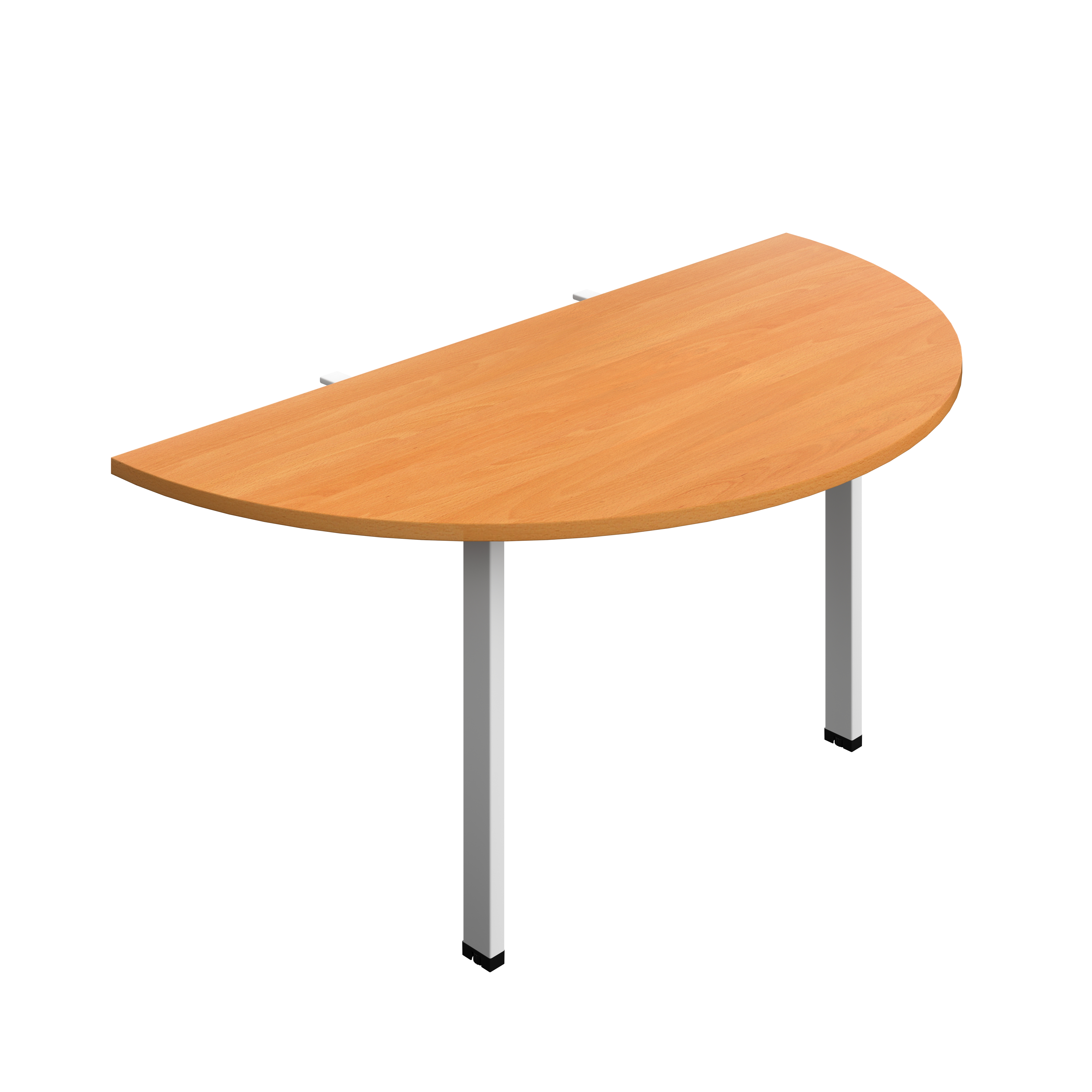 Synergy Screen Depth D-End Single Person Bench : Goal Post Leg : 1600 | 800 | Beech/White