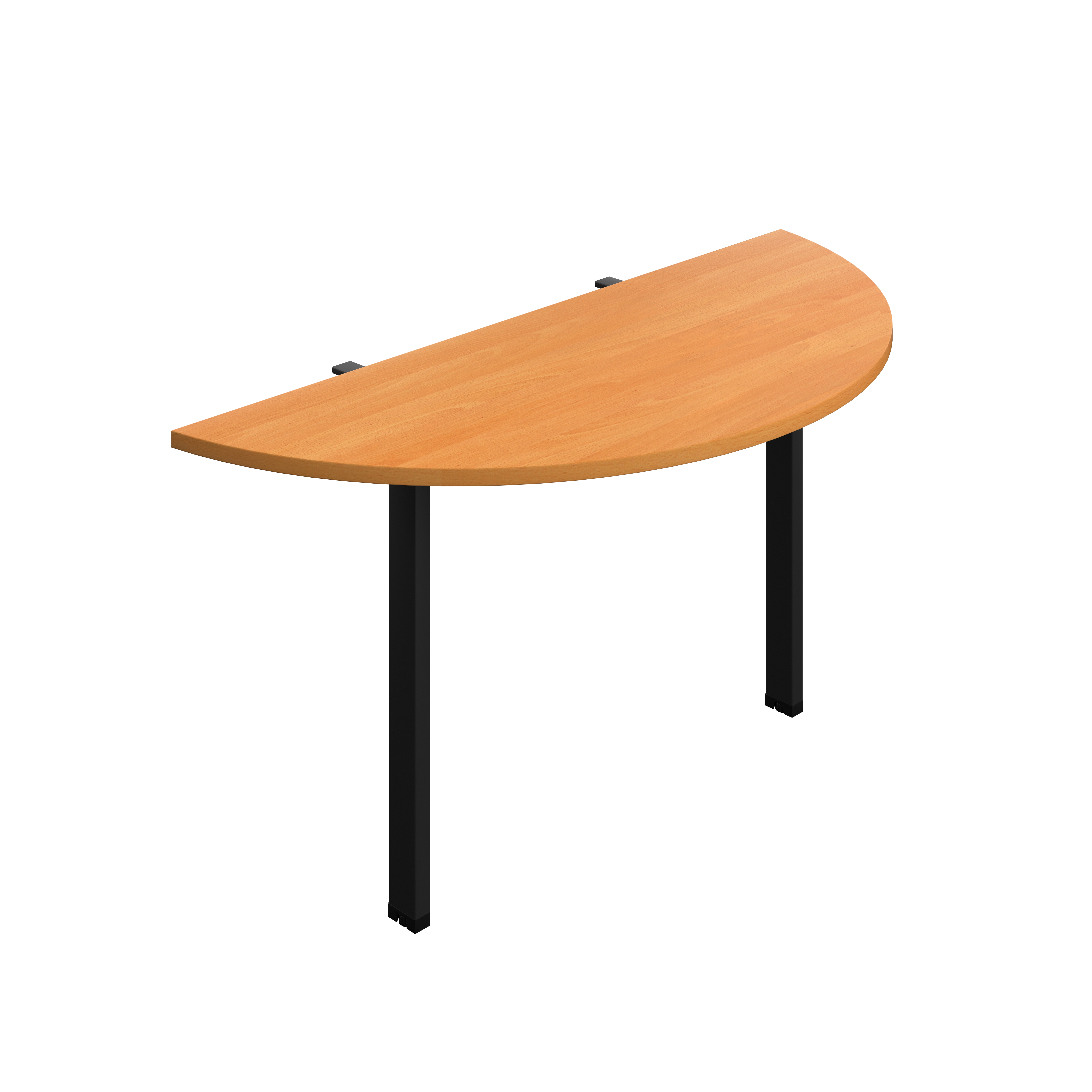 Synergy Screen Depth D-End Single Person Bench : Goal Post Leg : 1400 | 600 | Beech/Black