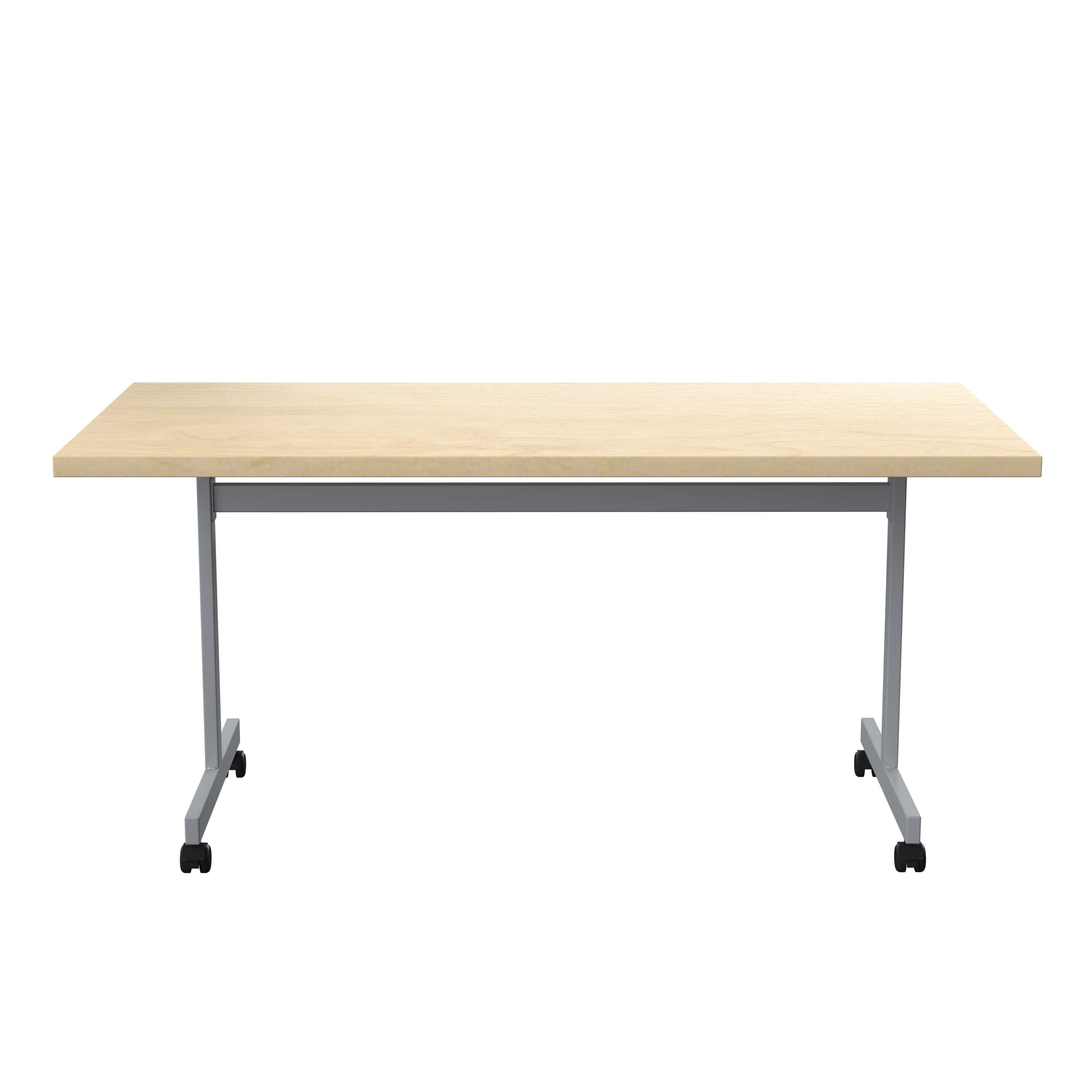 One Eighty Rectangular Tilting Table (FSC) | 1600 X 800 | Maple/Silver thumbnail 4