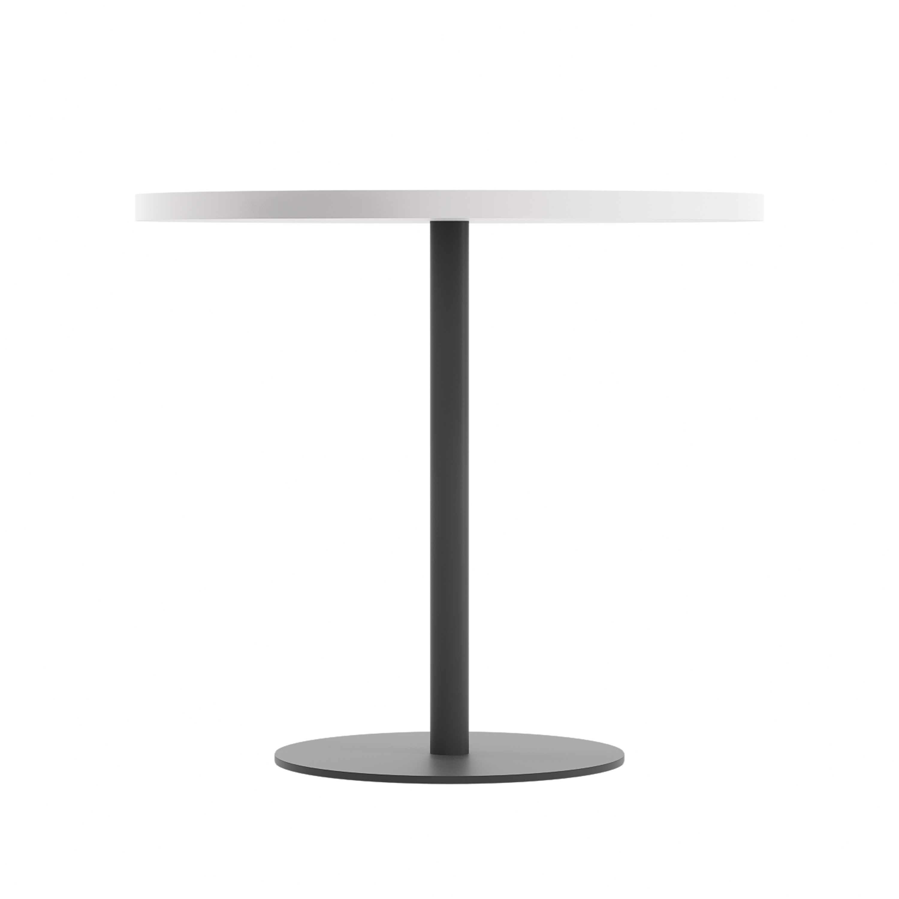 Contract Table Mid (FSC) | 800mm | White/Black thumbnail 2