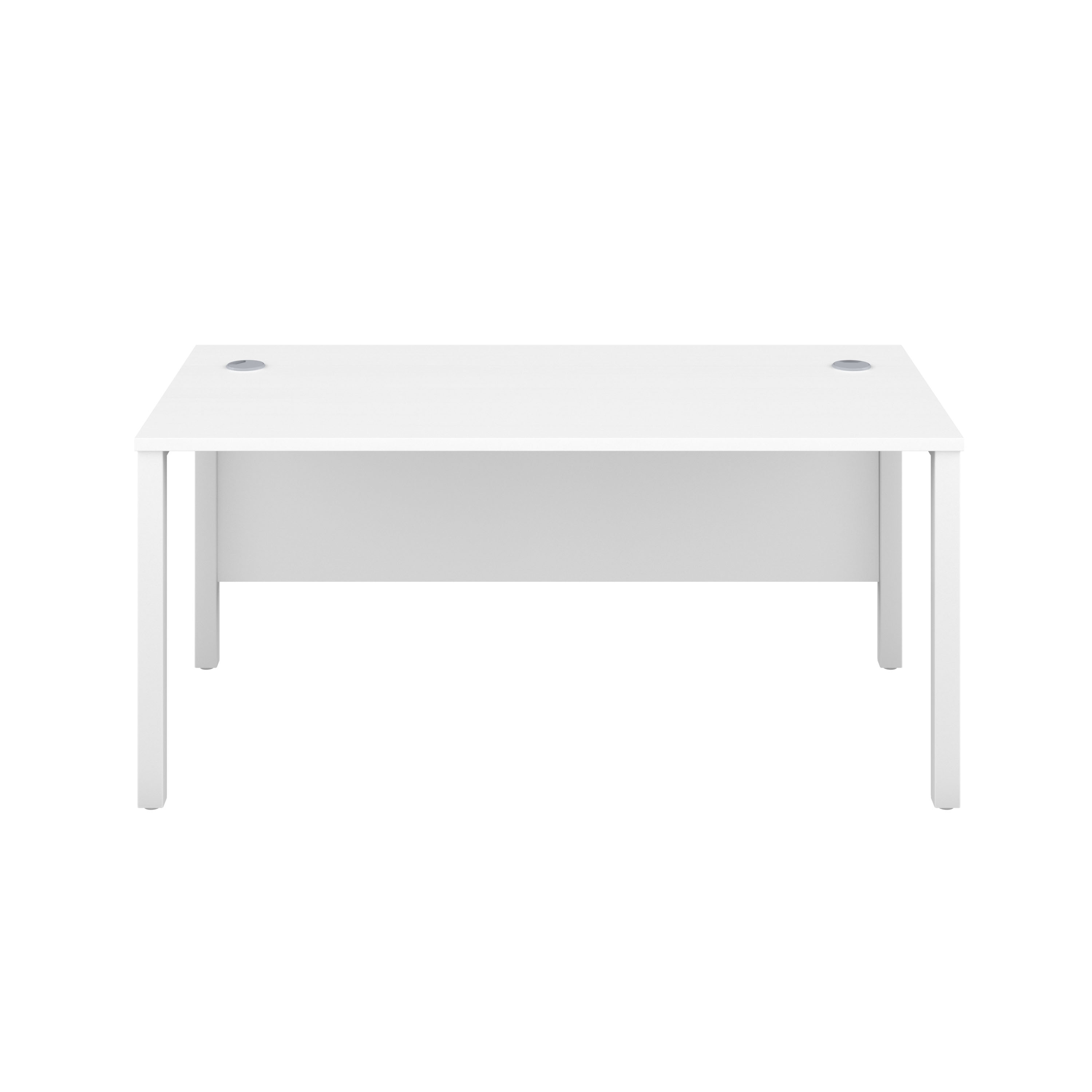 Goal Post Rectangular Desk (FSC) | 1800X600 | White/White thumbnail 2