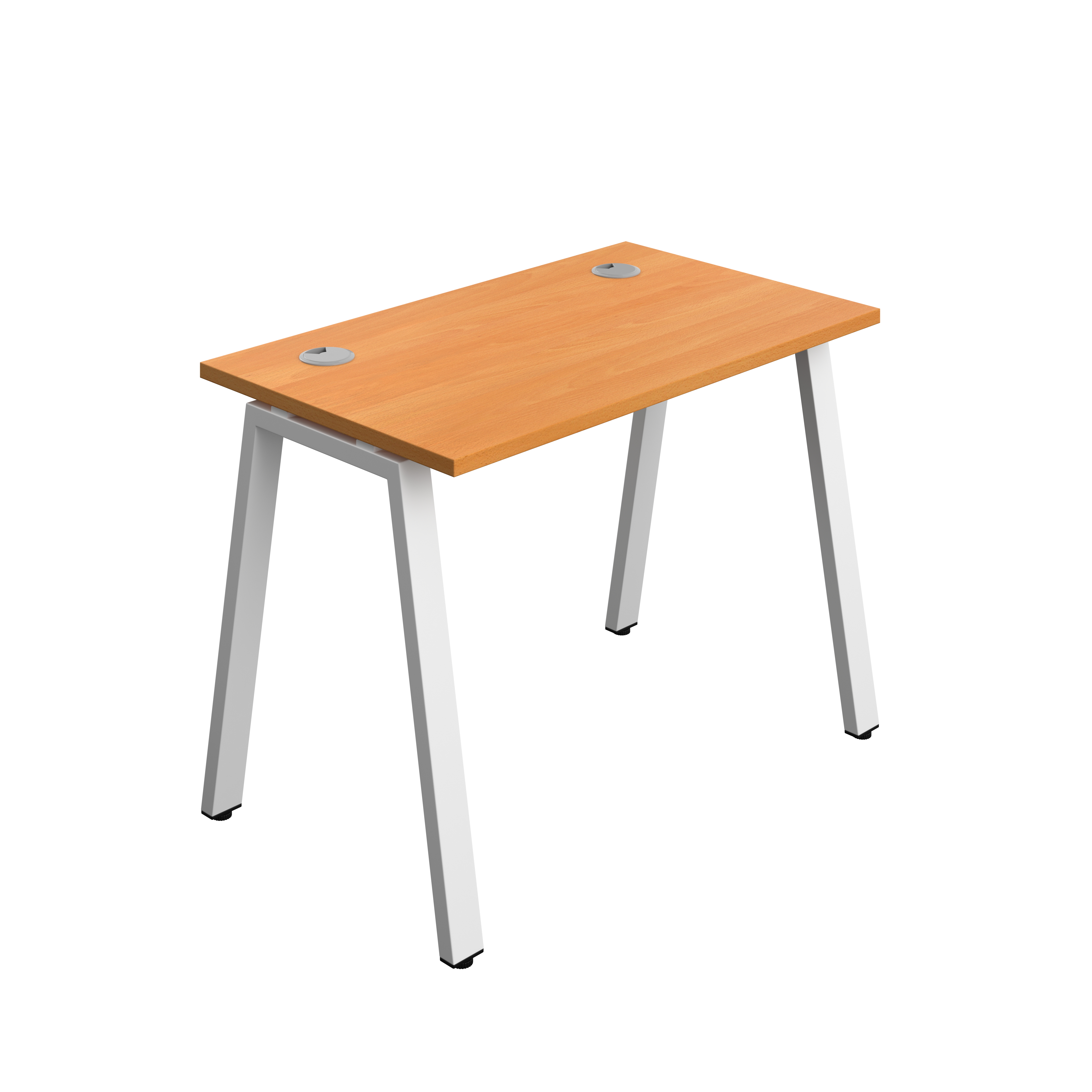 Synergy Bench with Cable Ports: 1 Person (FSC) : A-Frame Leg : 1000 | 600 | Unlimited/White