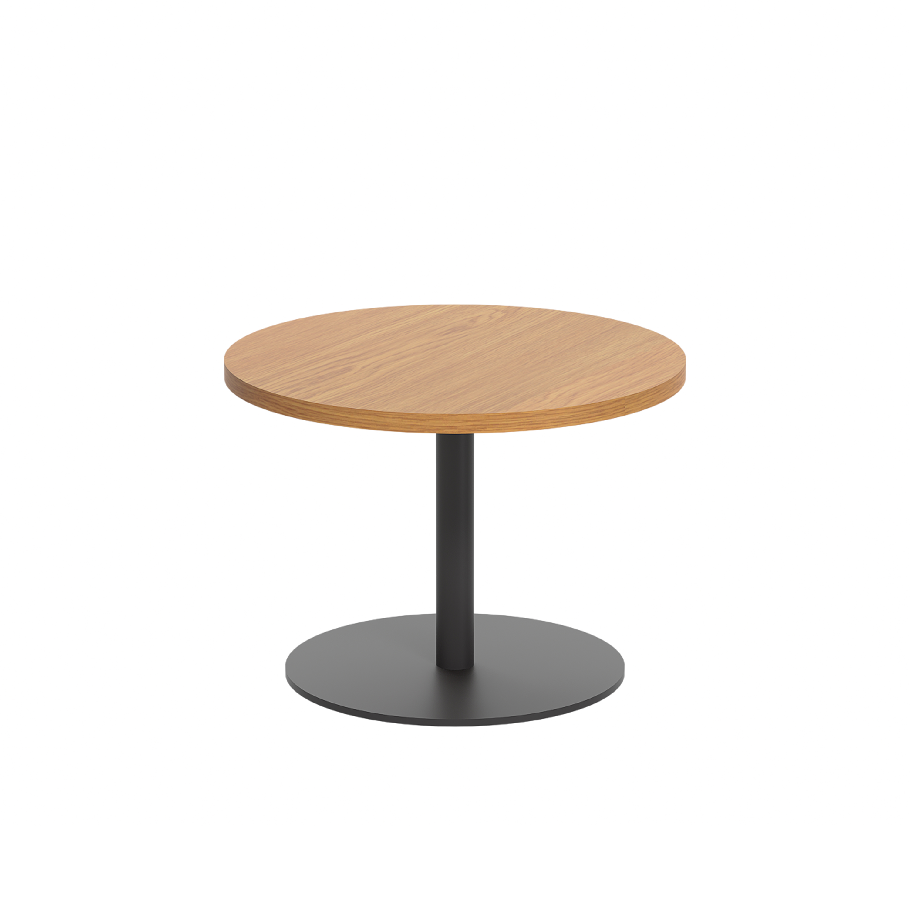 Contract Table Low (FSC) | 600mm | Nova Oak/Black
