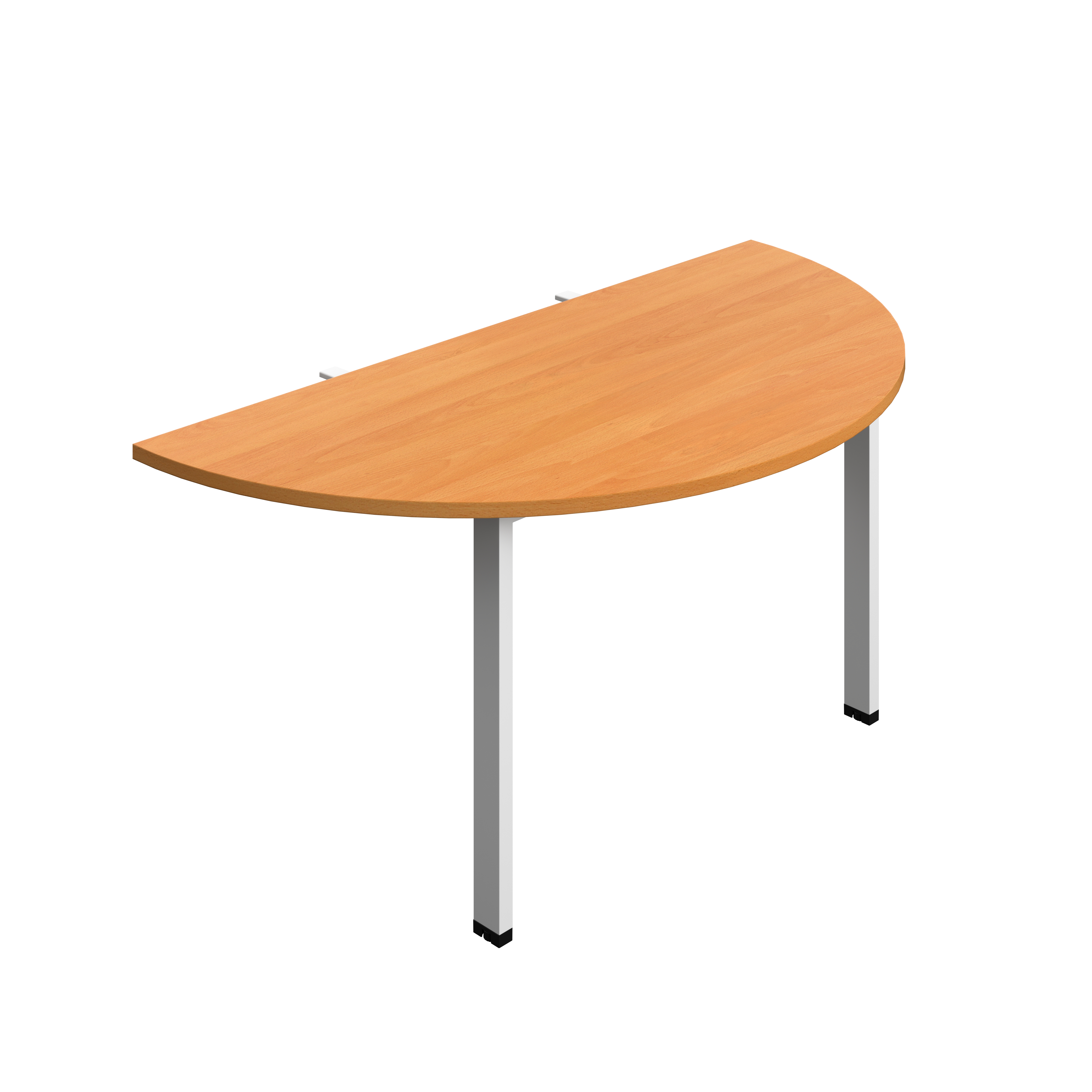 Synergy Screen Depth D-End Single Person Bench : Goal Post Leg : 1400 | 800 | Beech/White