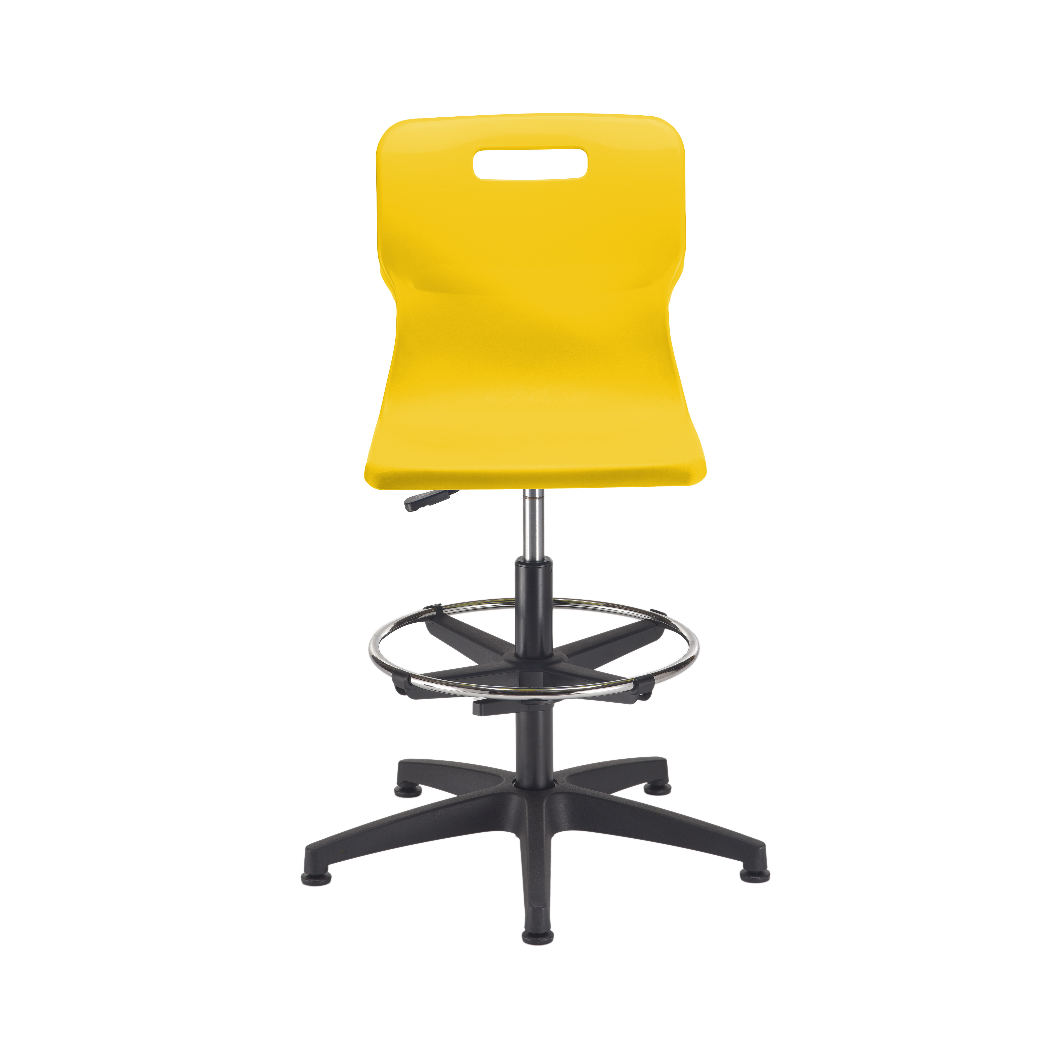 Titan Swivel Senior Chair with Plastic Base, Castors and D-Kit thumbnail 2