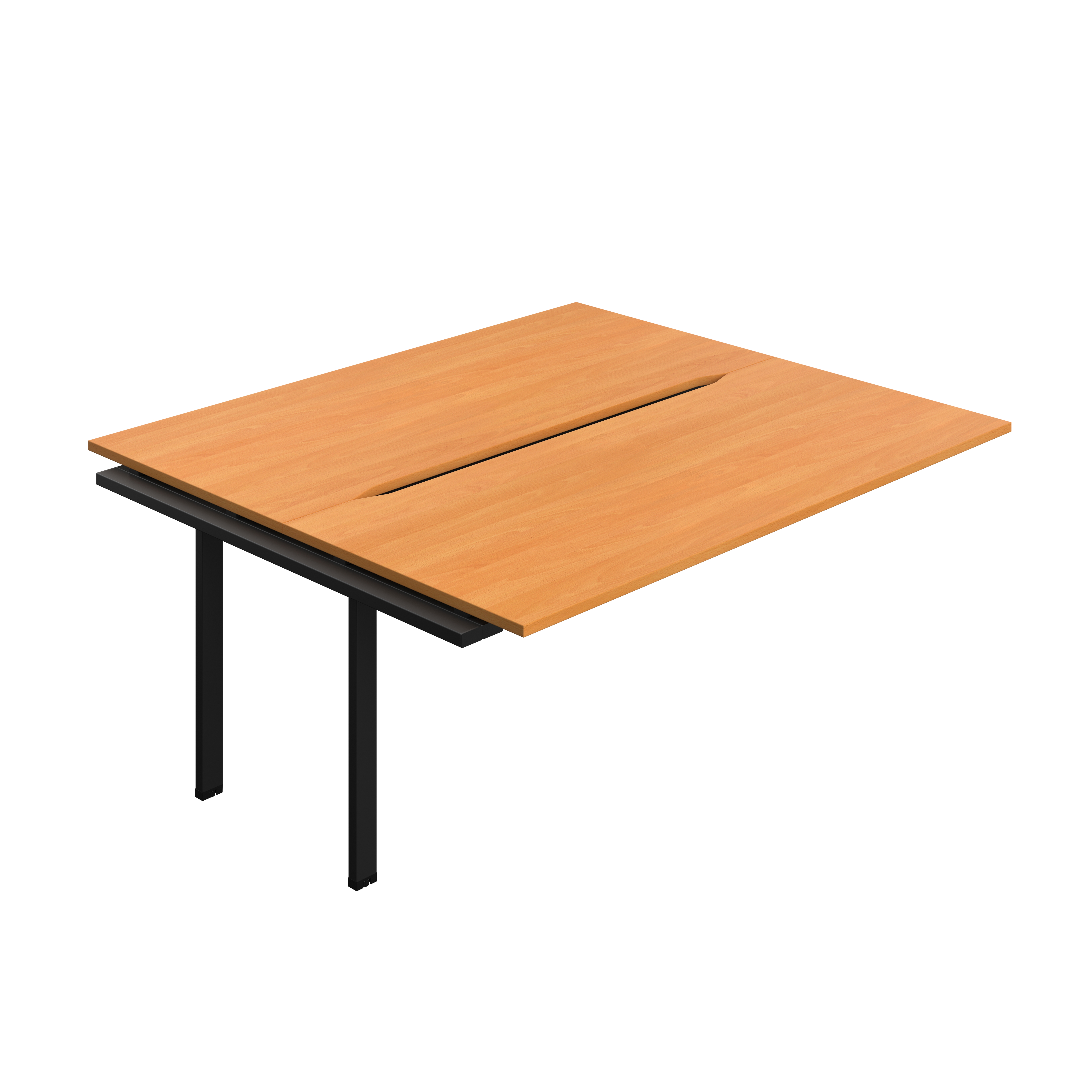 Synergy Bench Extension with Cut Out: 2 Person (FSC) : 1800 | 800 | Beech/Black