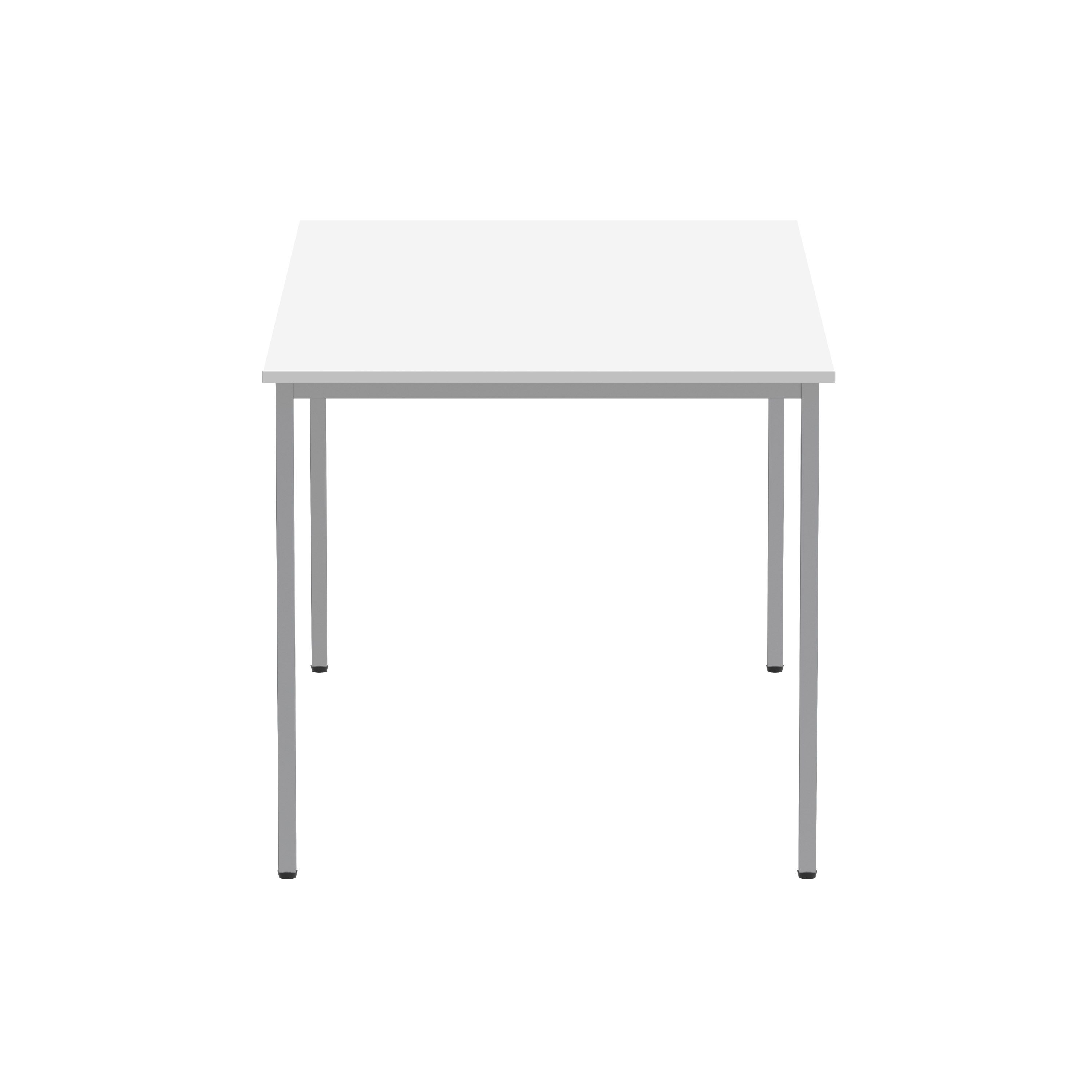 Office Rectangular Multi-Use Table (FSC) | 1600X800 | Arctic White/Silver thumbnail 4