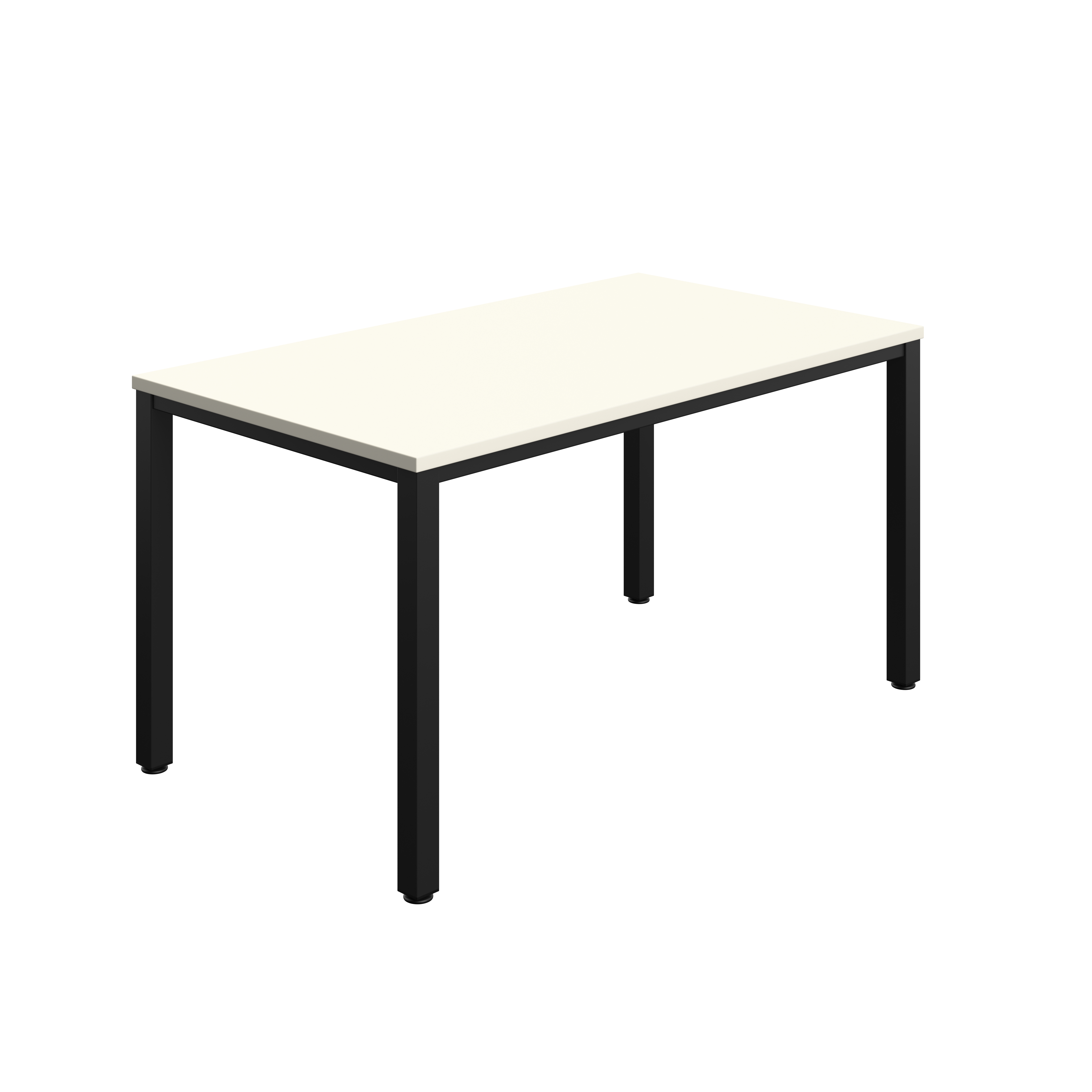 Fraction Infinity Rectangular Meeting Table (FSC) | 1400 X 800 | White/Black