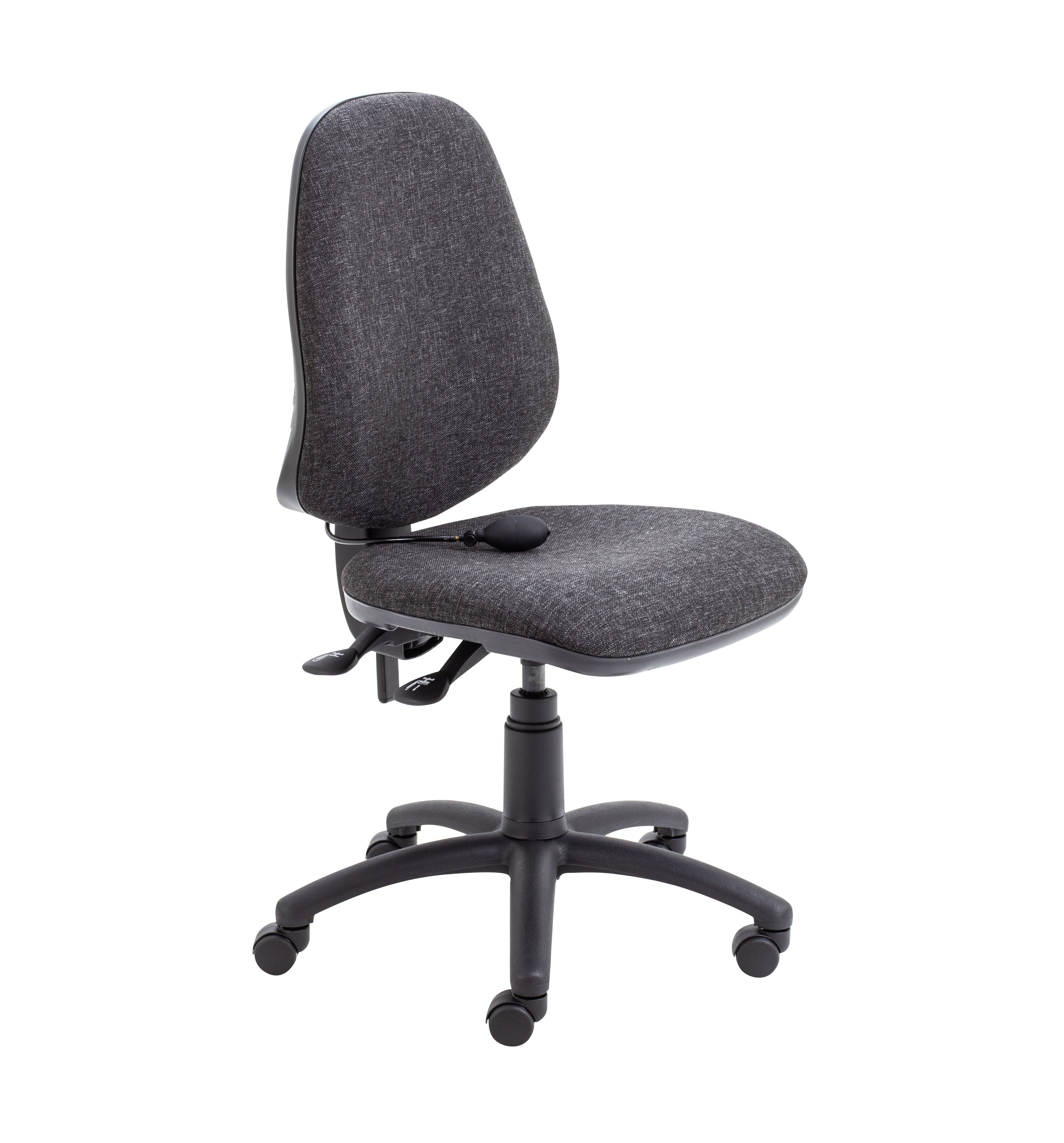 Calypso+Ergo+2+Lever+Office+Chair+with+Lumbar+Pump+No+Arms+Charcoal