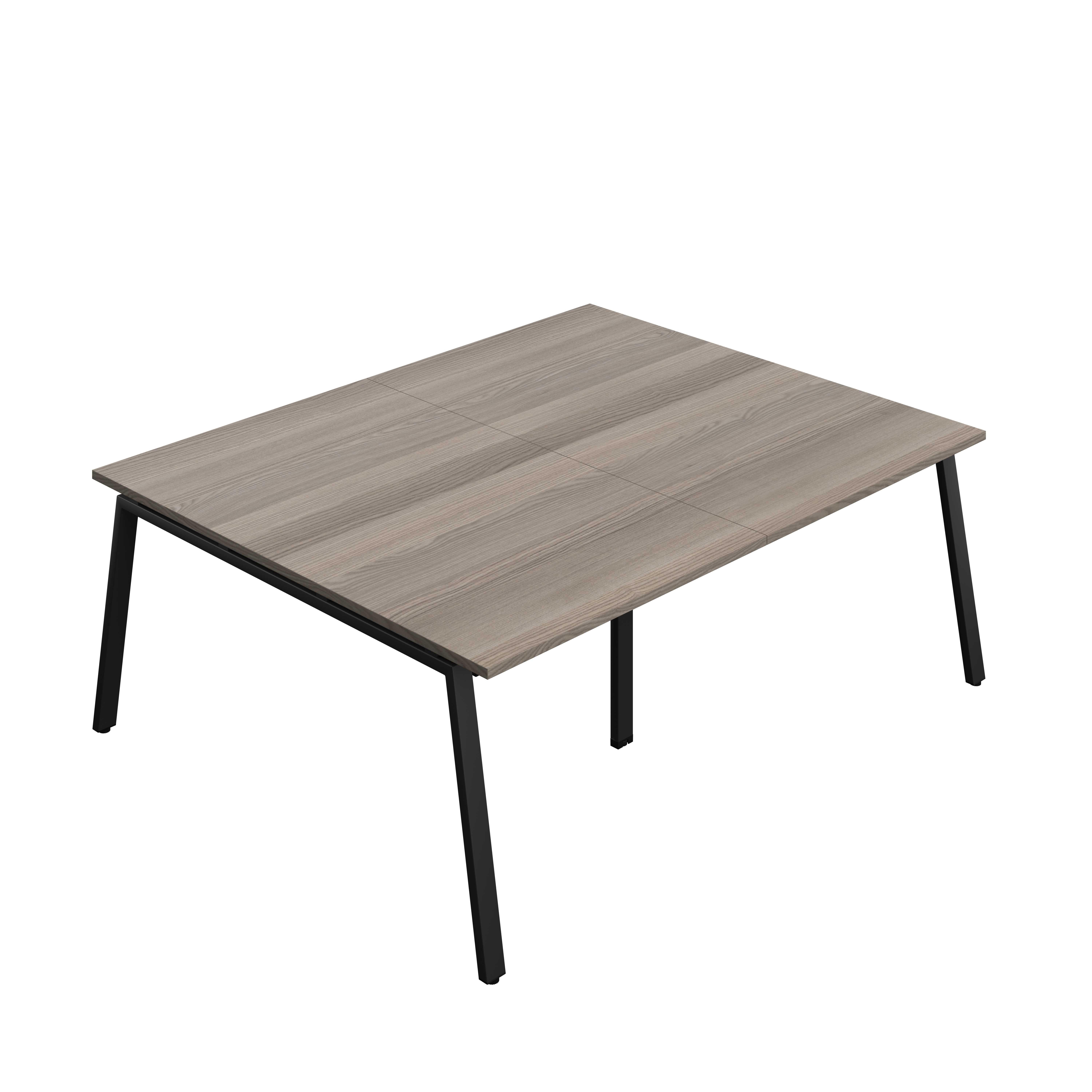 Synergy Meeting Table (FSC) : A-Frame Leg : 2000 | 1600 | Grey Oak/Black