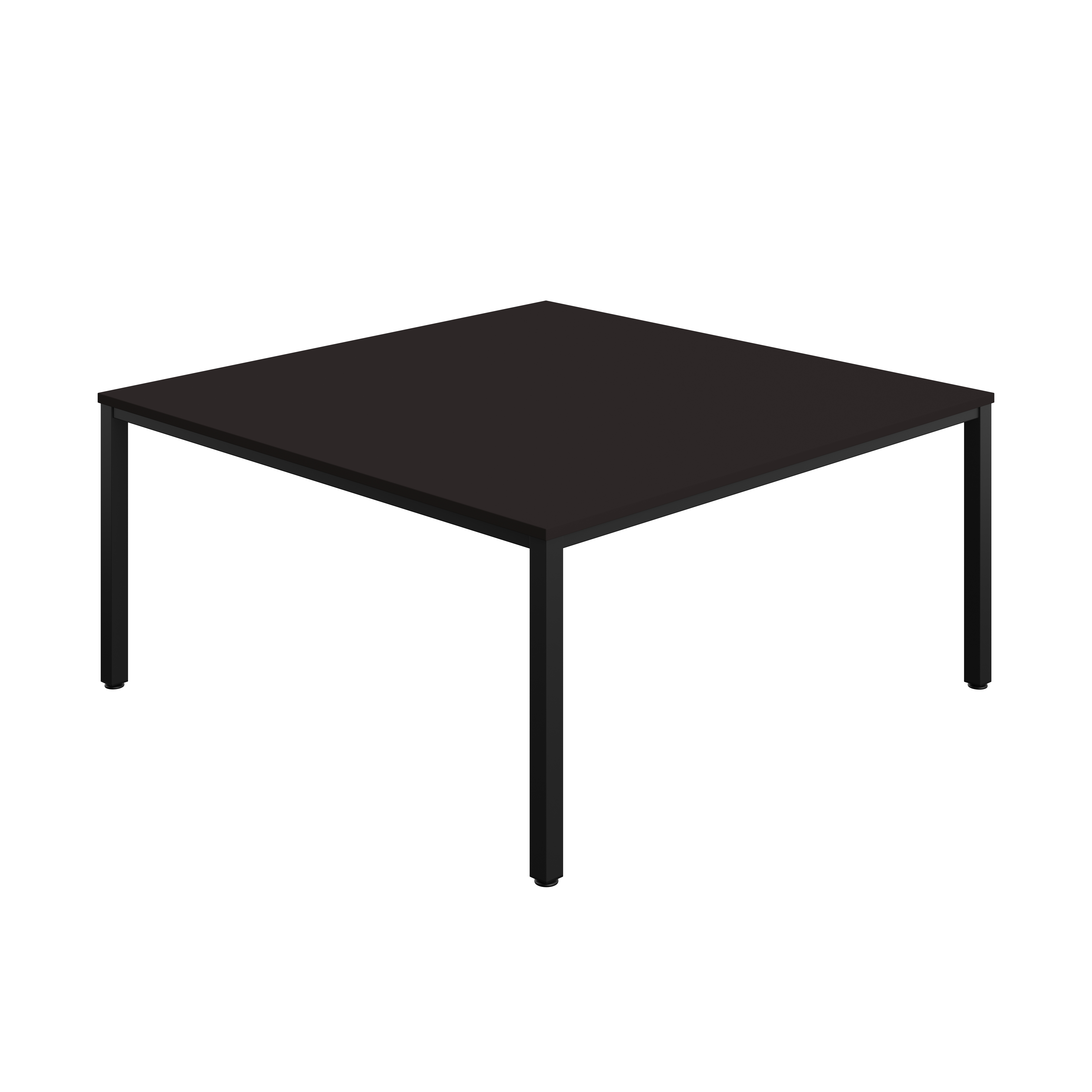 Fraction Infinity Square Meeting Table (FSC) | 1600 X 1600 | Anthracite/Black