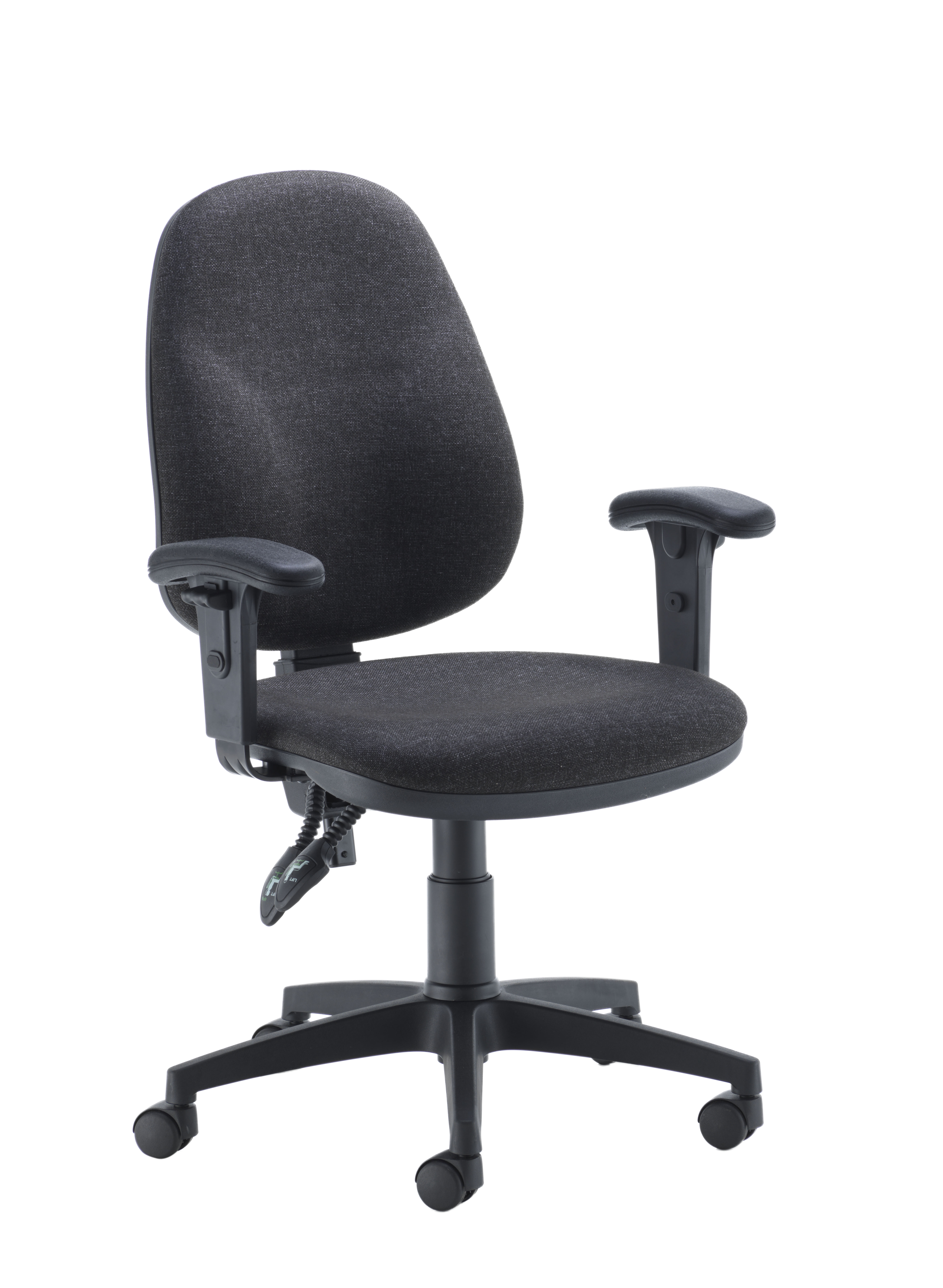 Concept Operator Chair | High-Back | Adjustable Arms | Charcoal