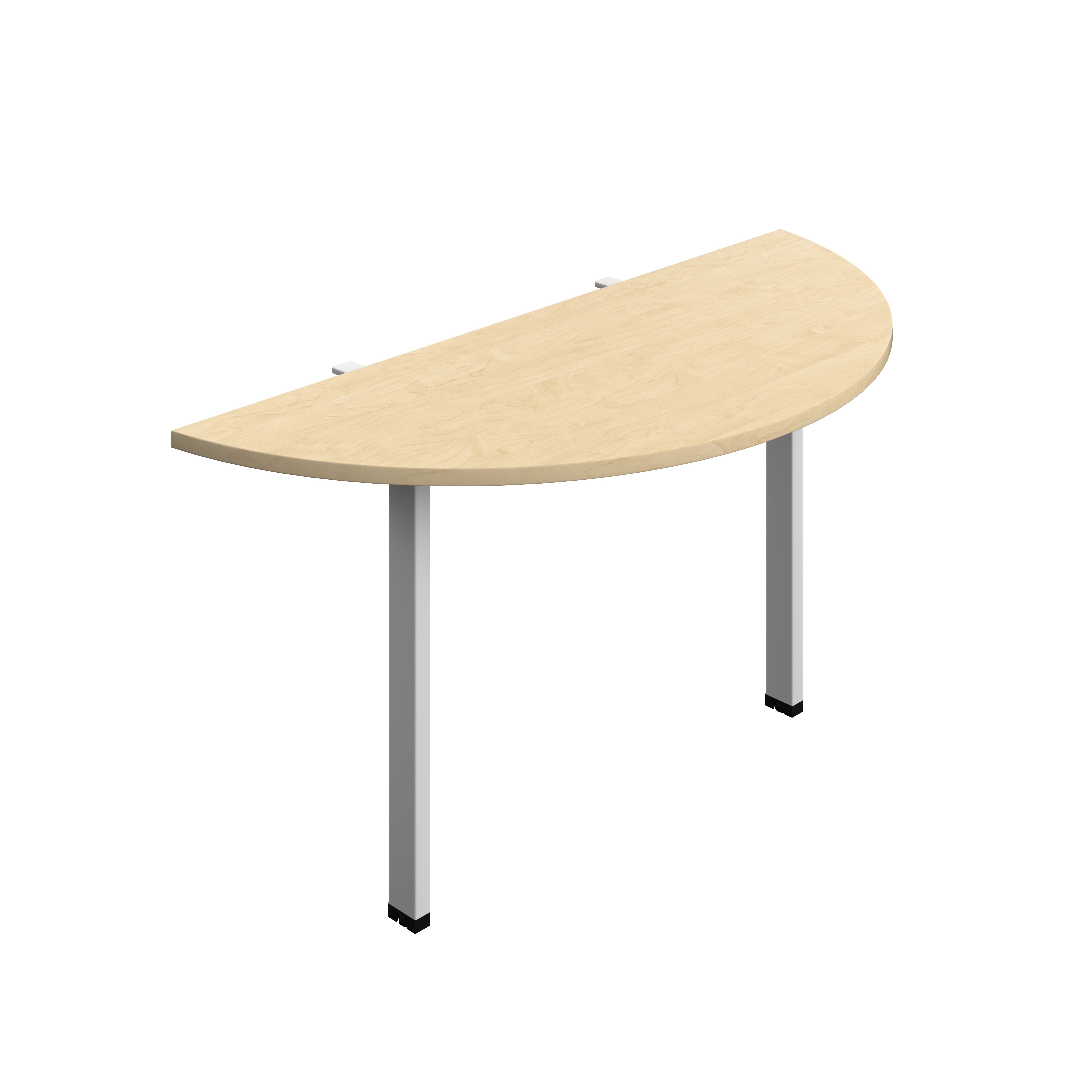 Synergy Screen Depth D-End Single Person Bench : Goal Post Leg : 1400 | 600 | Maple/Silver