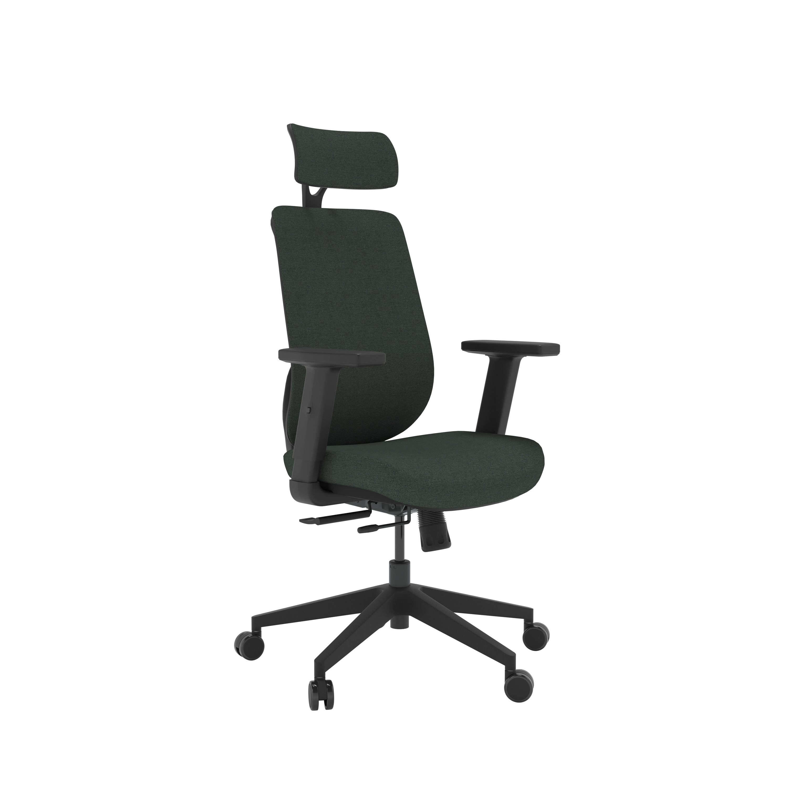 Maldini High Back Office Chair | Green/Black thumbnail 2