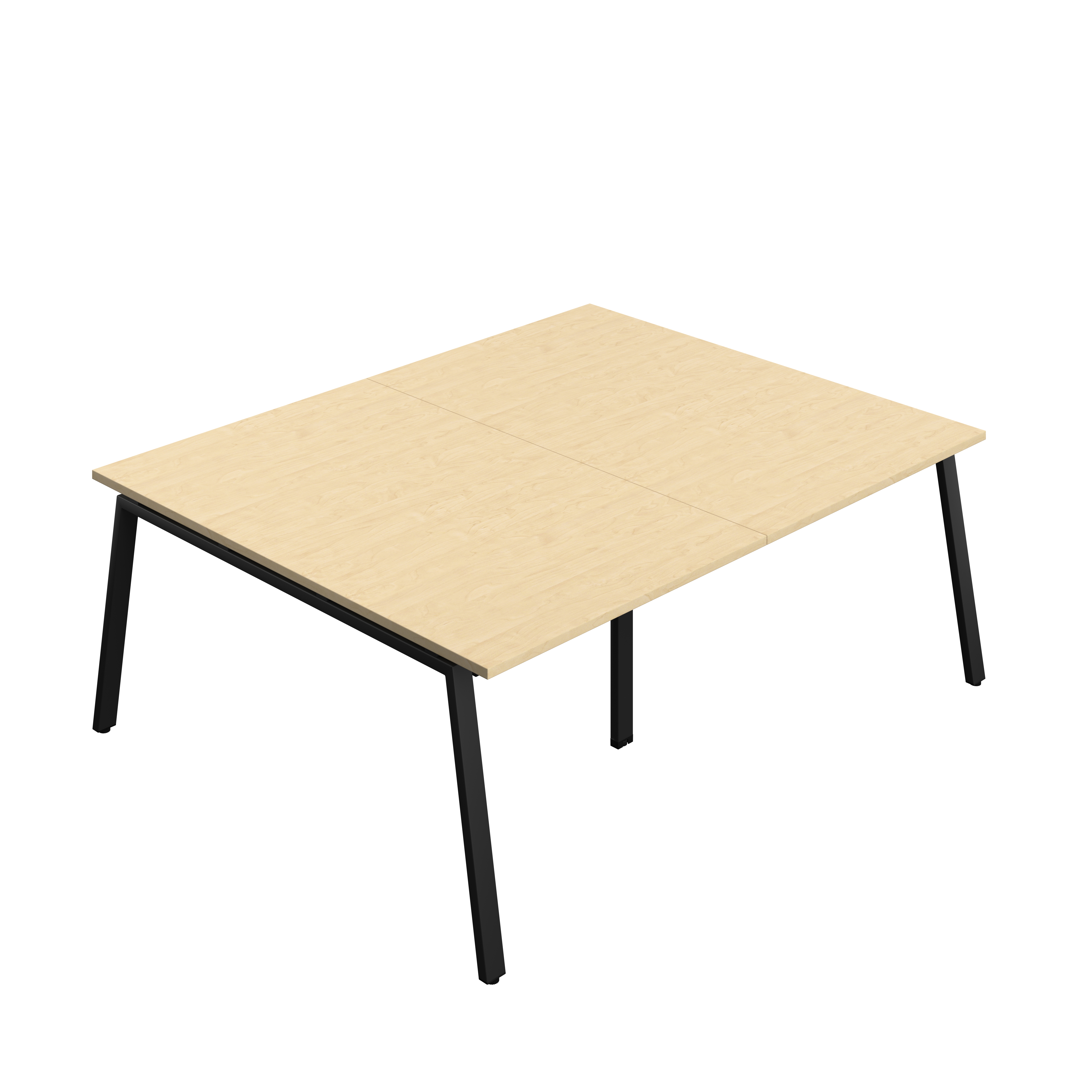 Synergy Meeting Table (FSC) : A-Frame Leg : 2000 | 1600 | Maple/Black