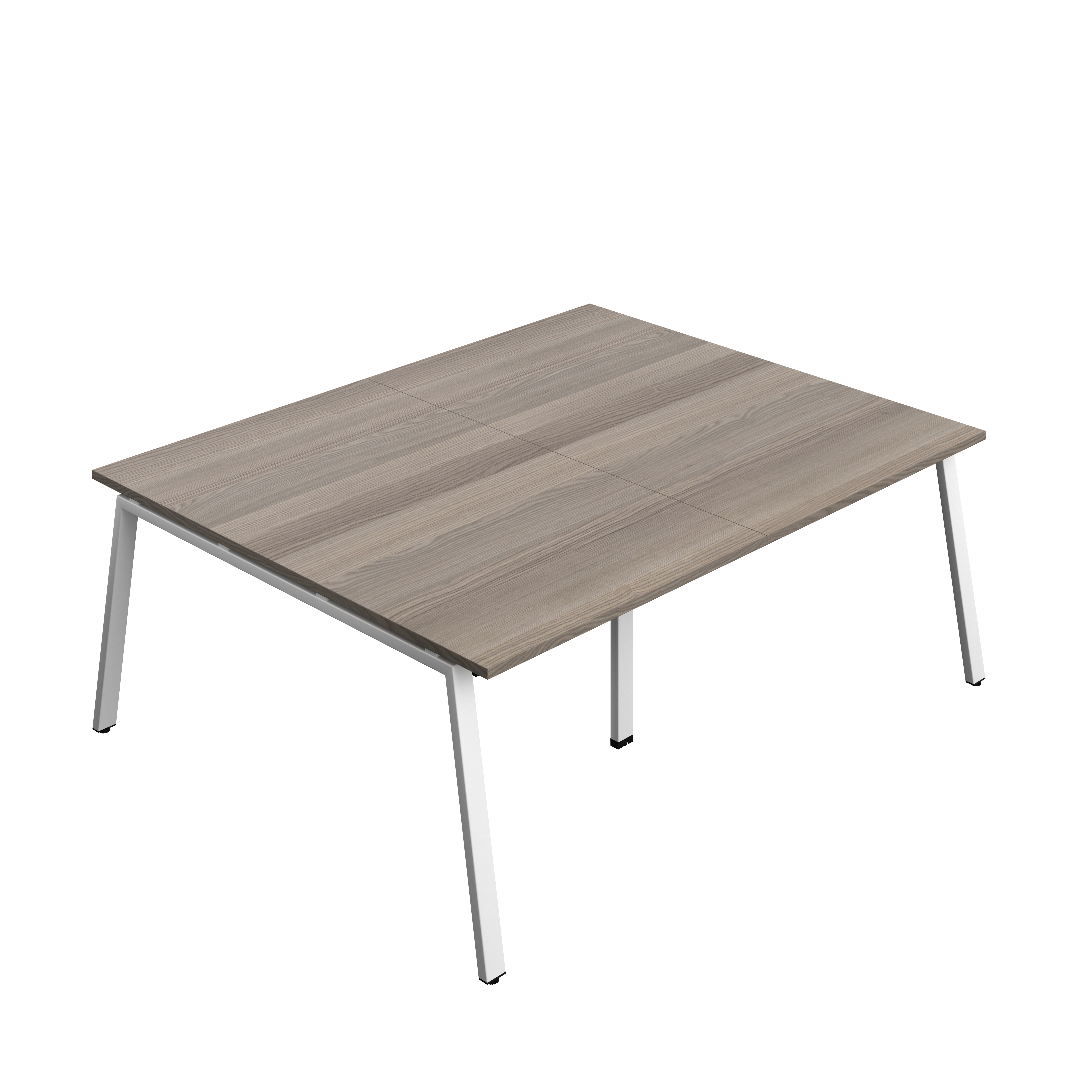 Synergy Meeting Table (FSC) : A-Frame Leg : 2000 | 1600 | Grey Oak/White