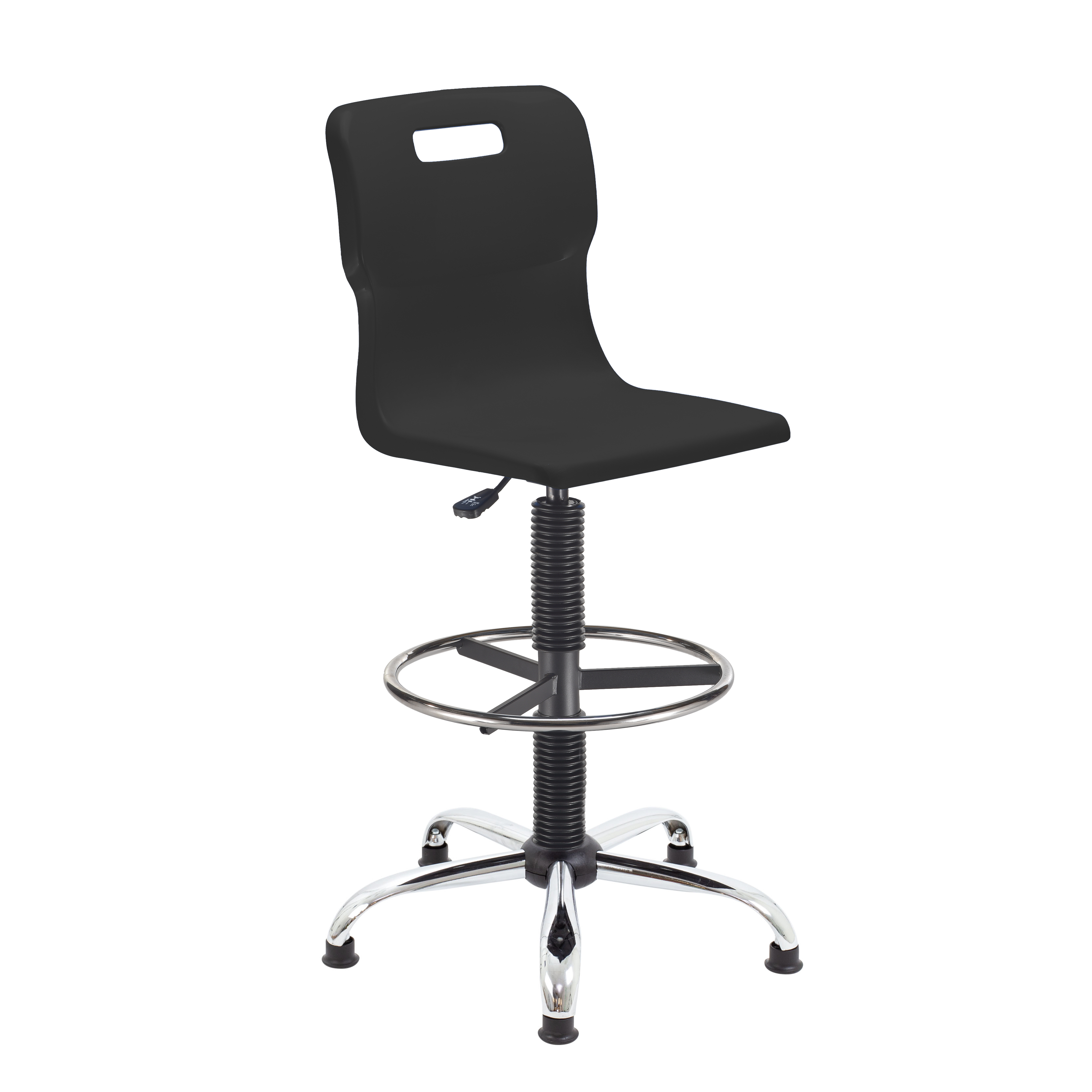 Titan Swivel Senior Chair with Chrome Base, Castors and D-Kit thumbnail 2