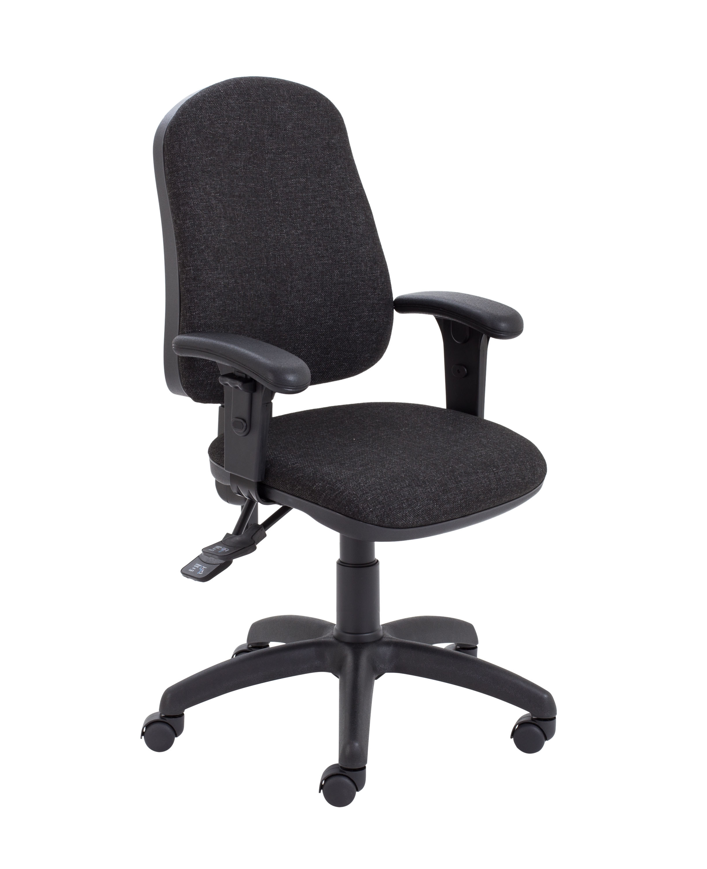 Calypso 2 Deluxe Chair | Adjustable Arms | Charcoal