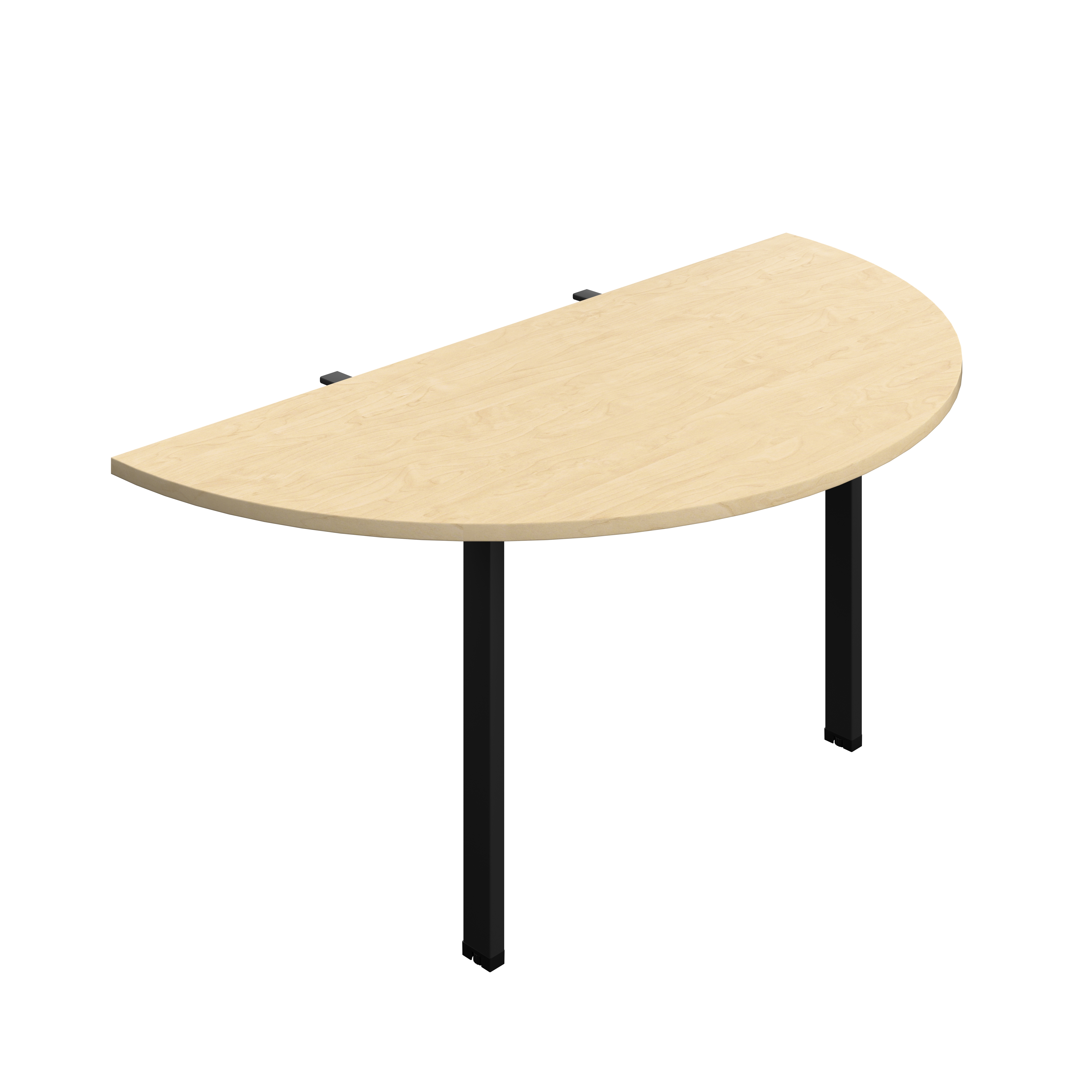 Synergy Screen Depth D-End Single Person Bench : Goal Post Leg : 1600 | 800 | Maple/Black