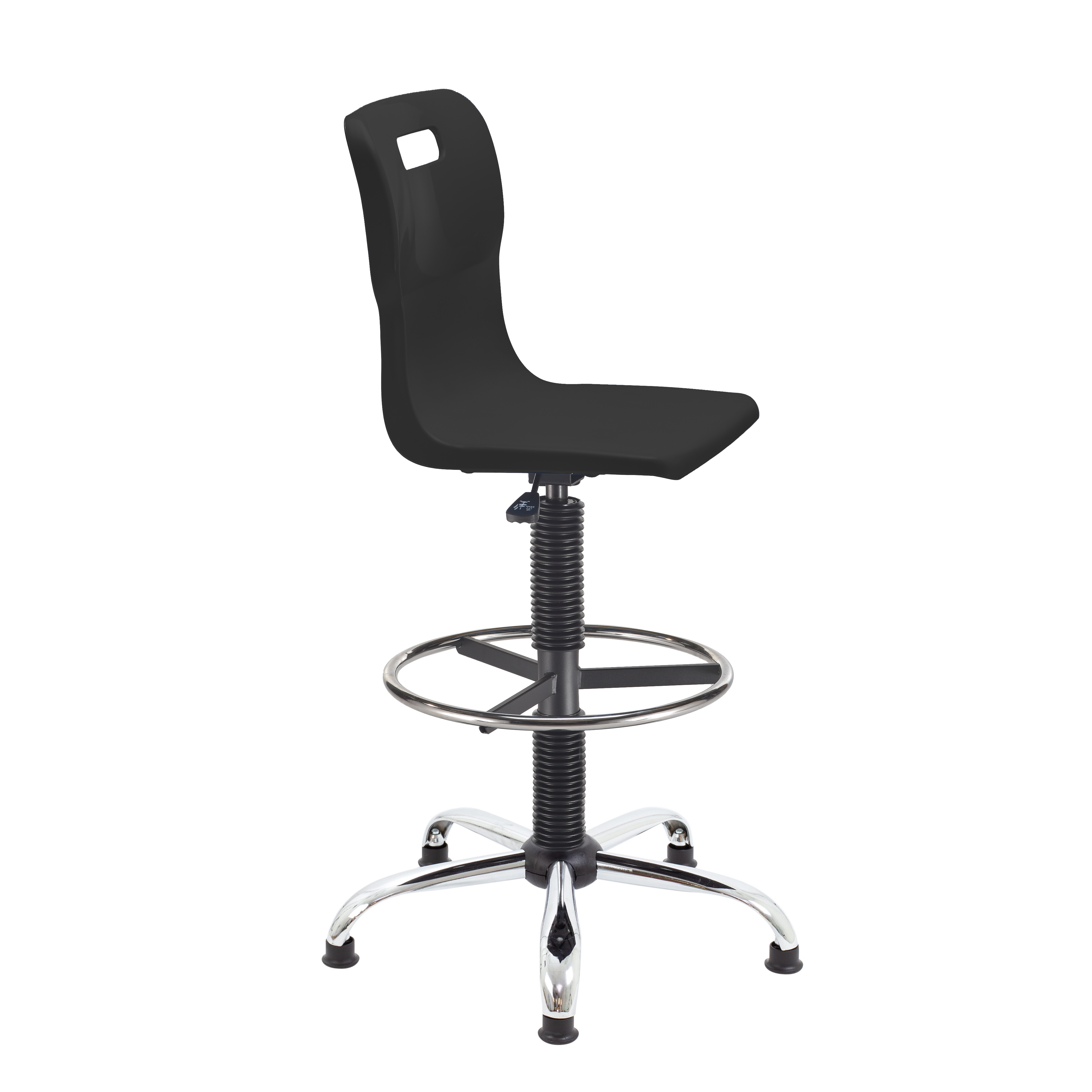 Titan Swivel Senior Chair with Chrome Base, Castors and D-Kit thumbnail 4