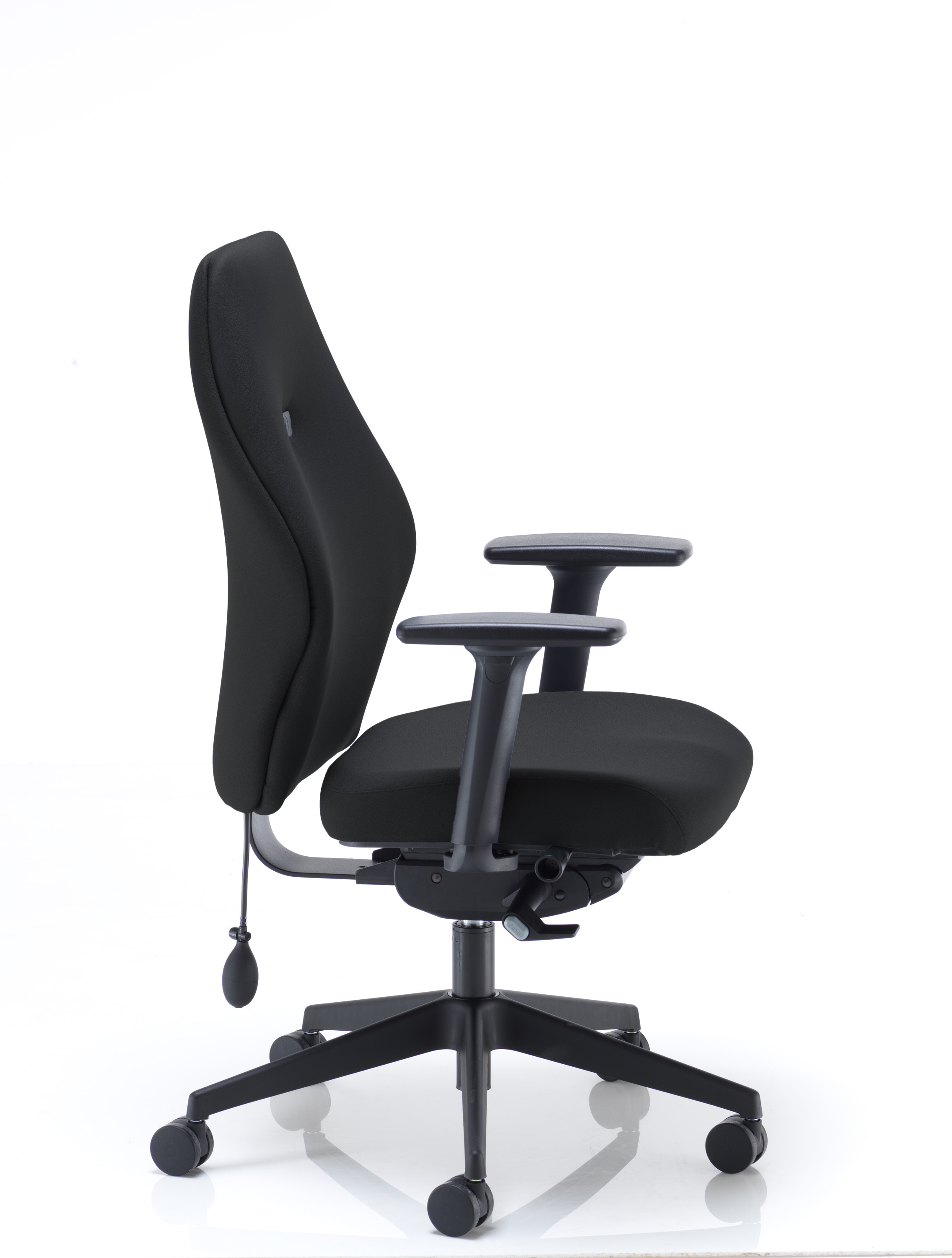 Deluxe Ergonomic Posture Chair with Height and Depth Adjustable Arms | Black thumbnail 3