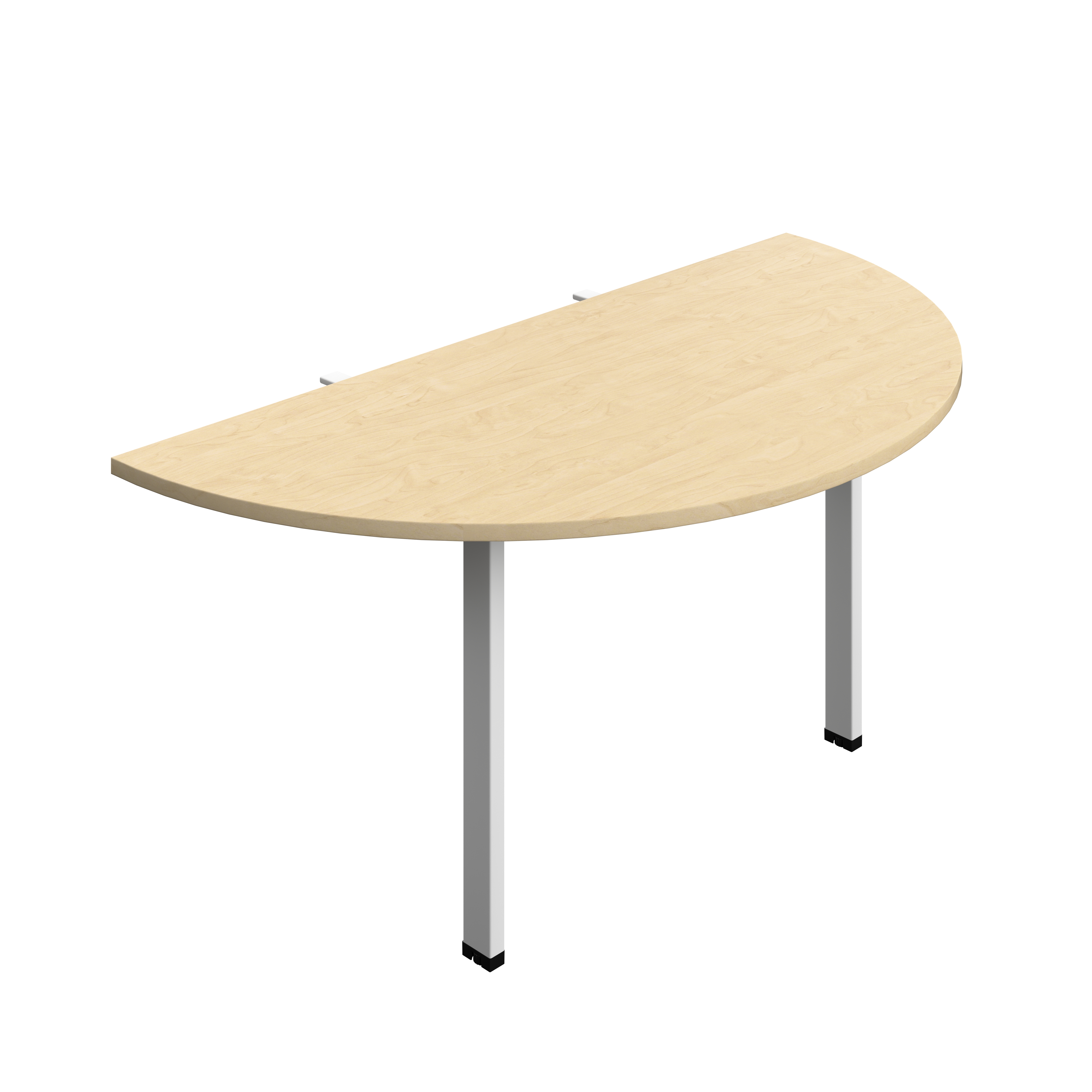 Synergy Screen Depth D-End Single Person Bench : Goal Post Leg : 1600 | 800 | Maple/White