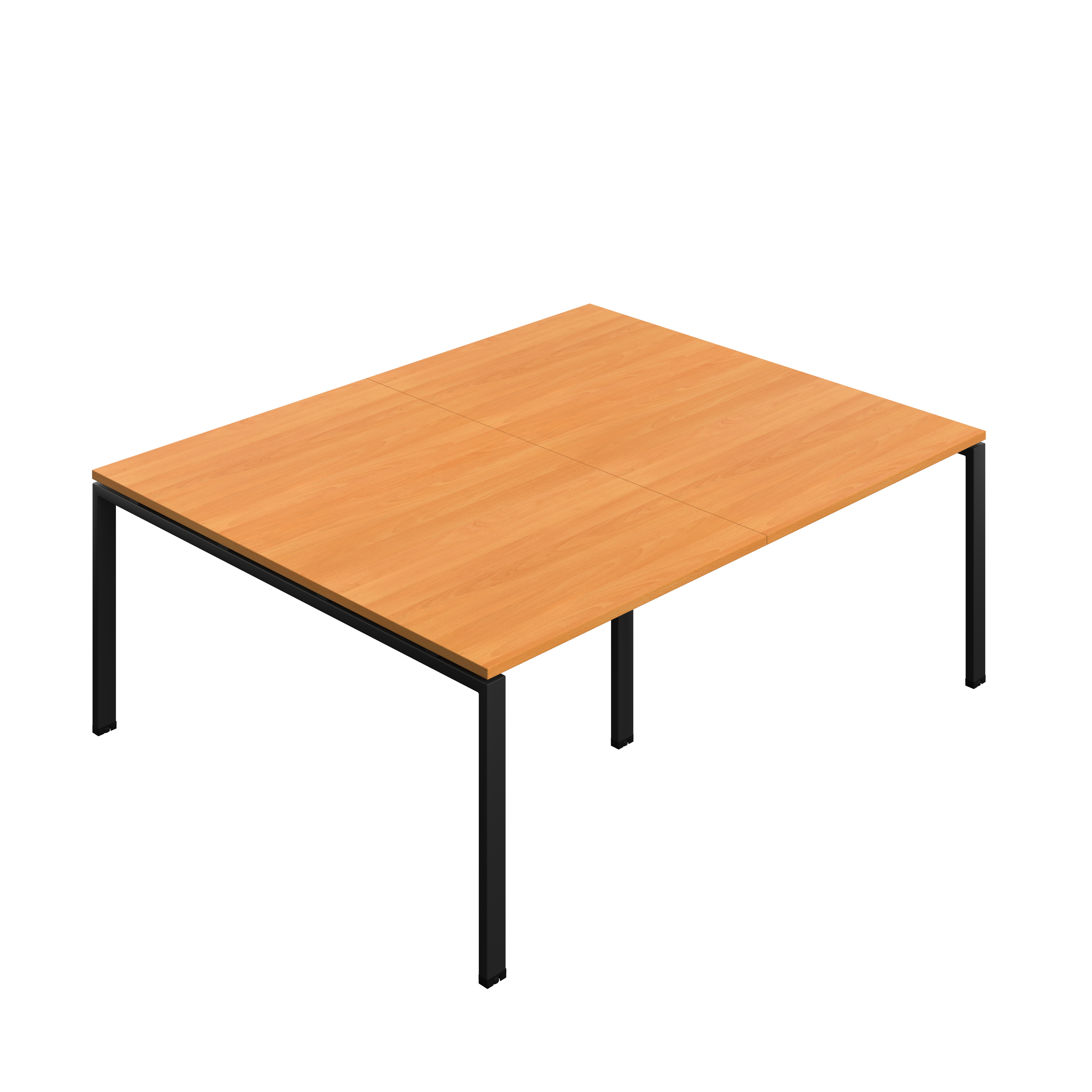Synergy Meeting Table (FSC) : Goal Post Leg : 2000 | 1600 | Beech/Black