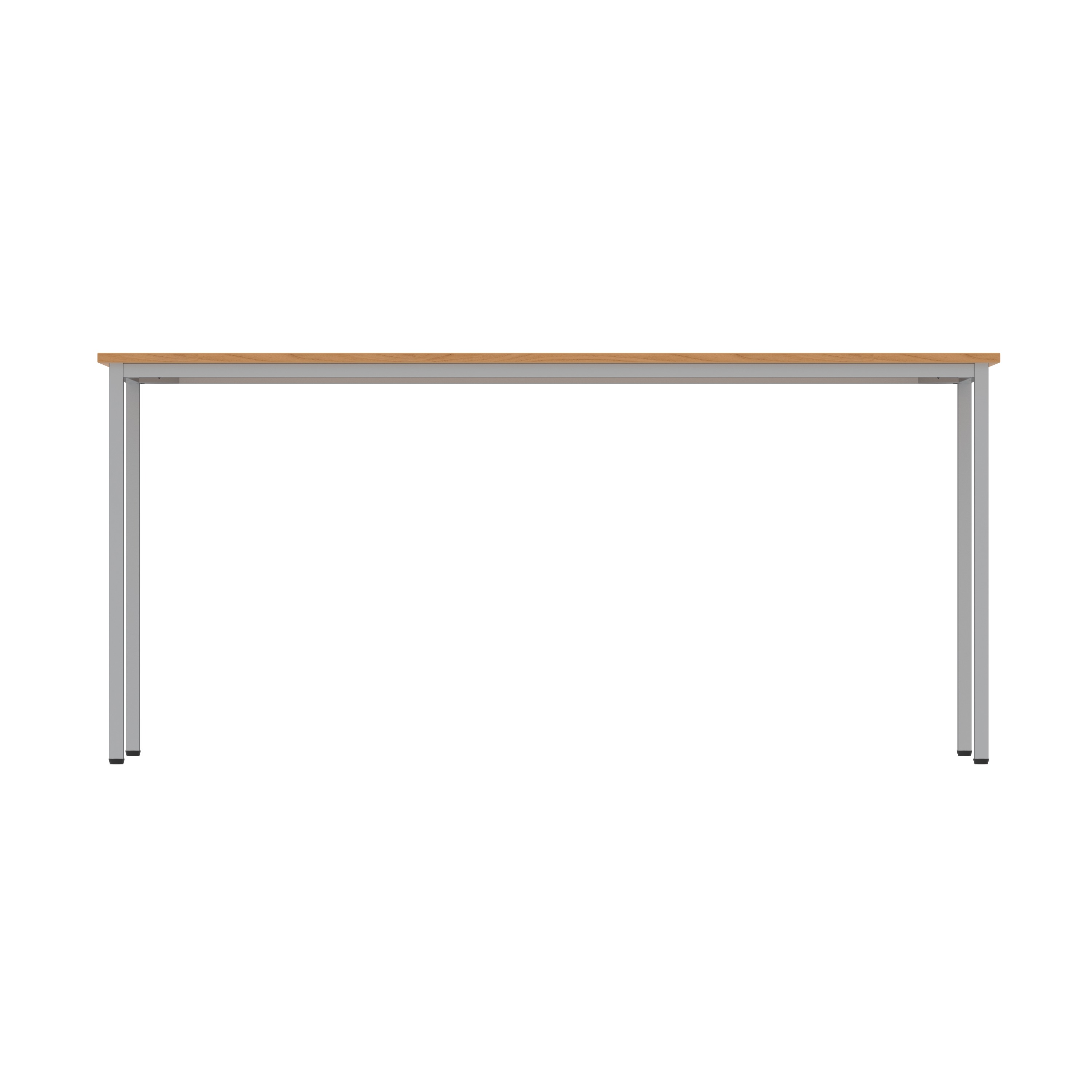 Office Rectangular Multi-Use Table (FSC) | 1600X600 | Norwegian Beech/Silver thumbnail 5