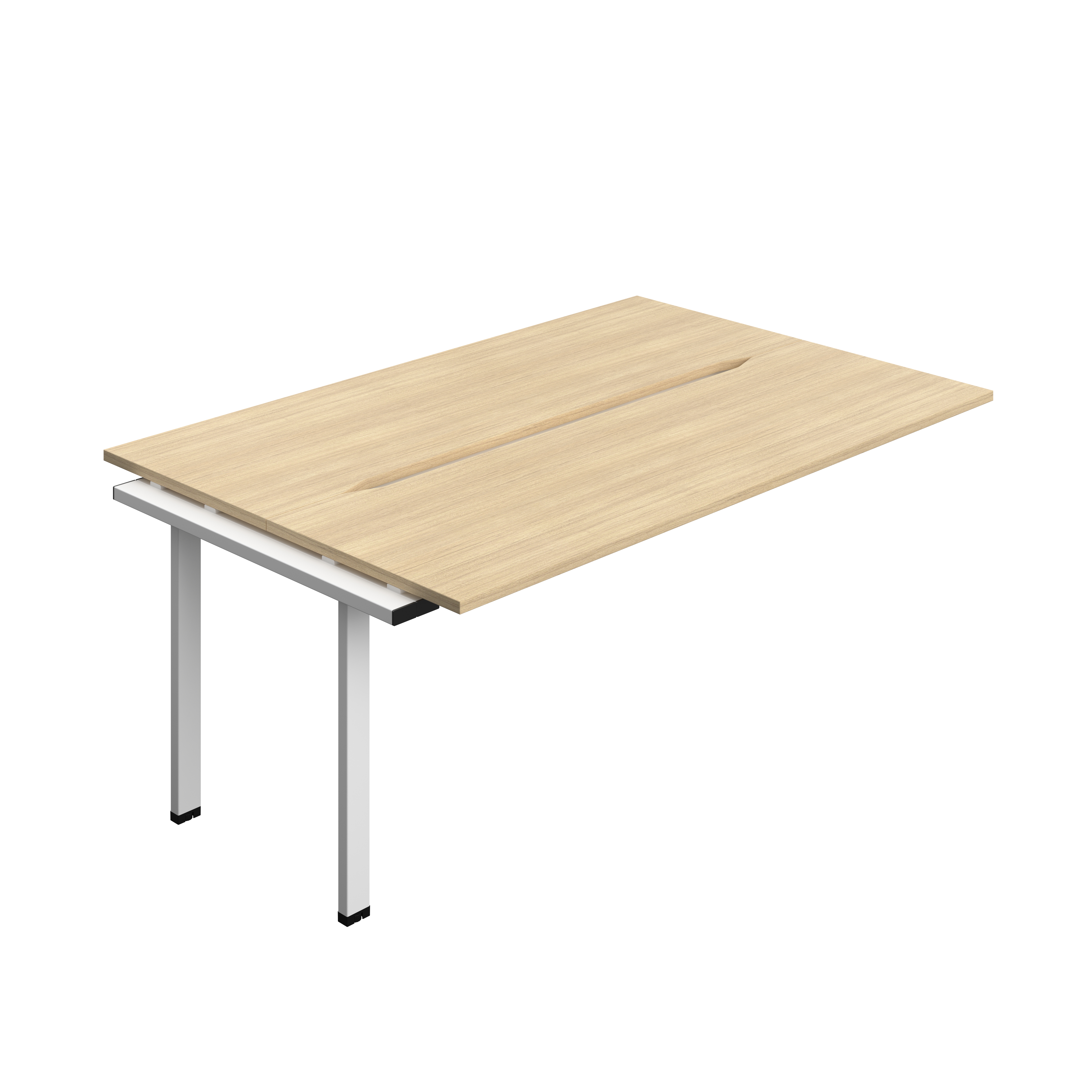 Synergy Bench Extension with Cut Out: 2 Person (FSC) : 1800 | 600 | Nova Oak/White