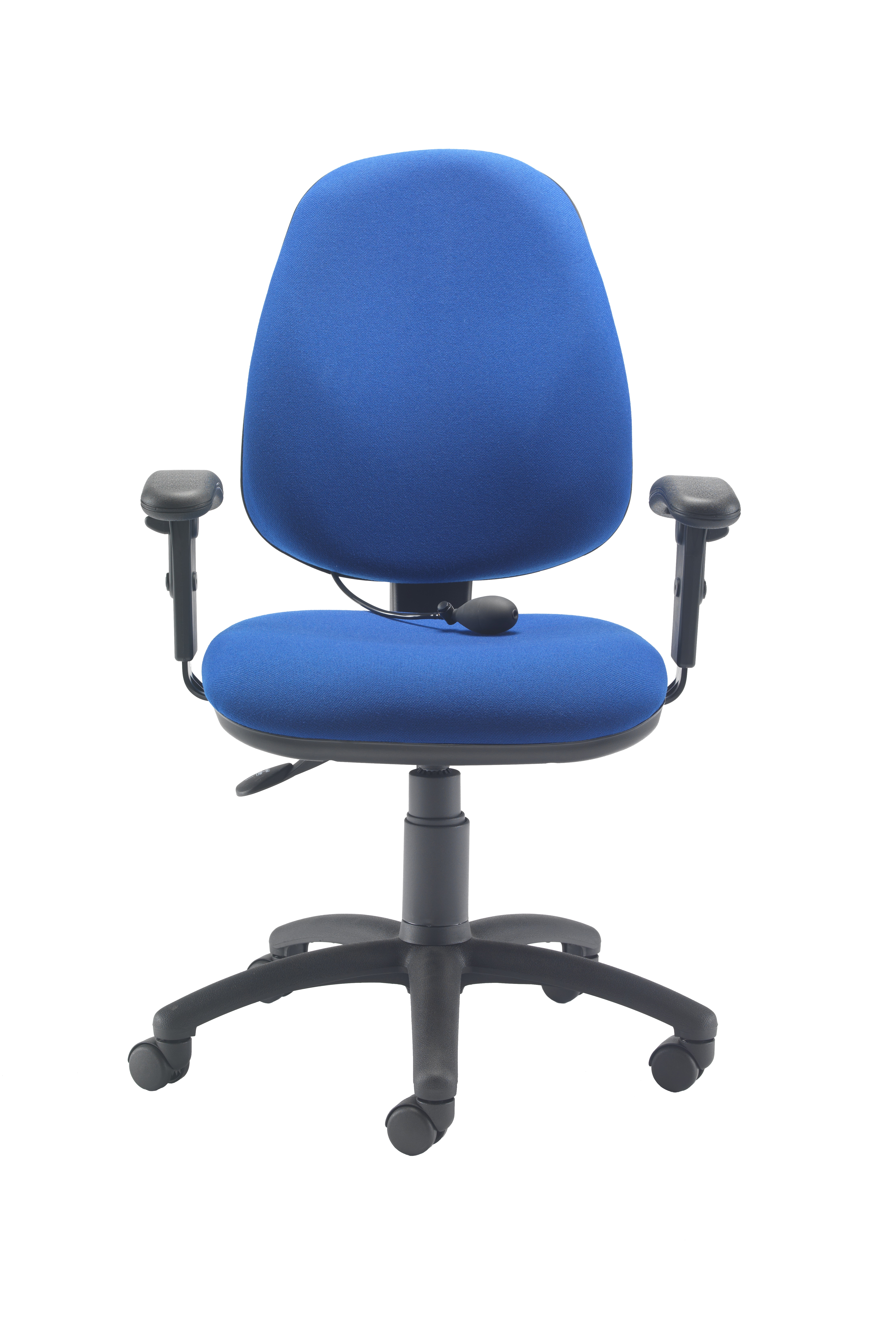 Calypso Ergo 2 Lever Office Chair with Lumbar Pump | Adjustable Arms | Royal Blue thumbnail 2