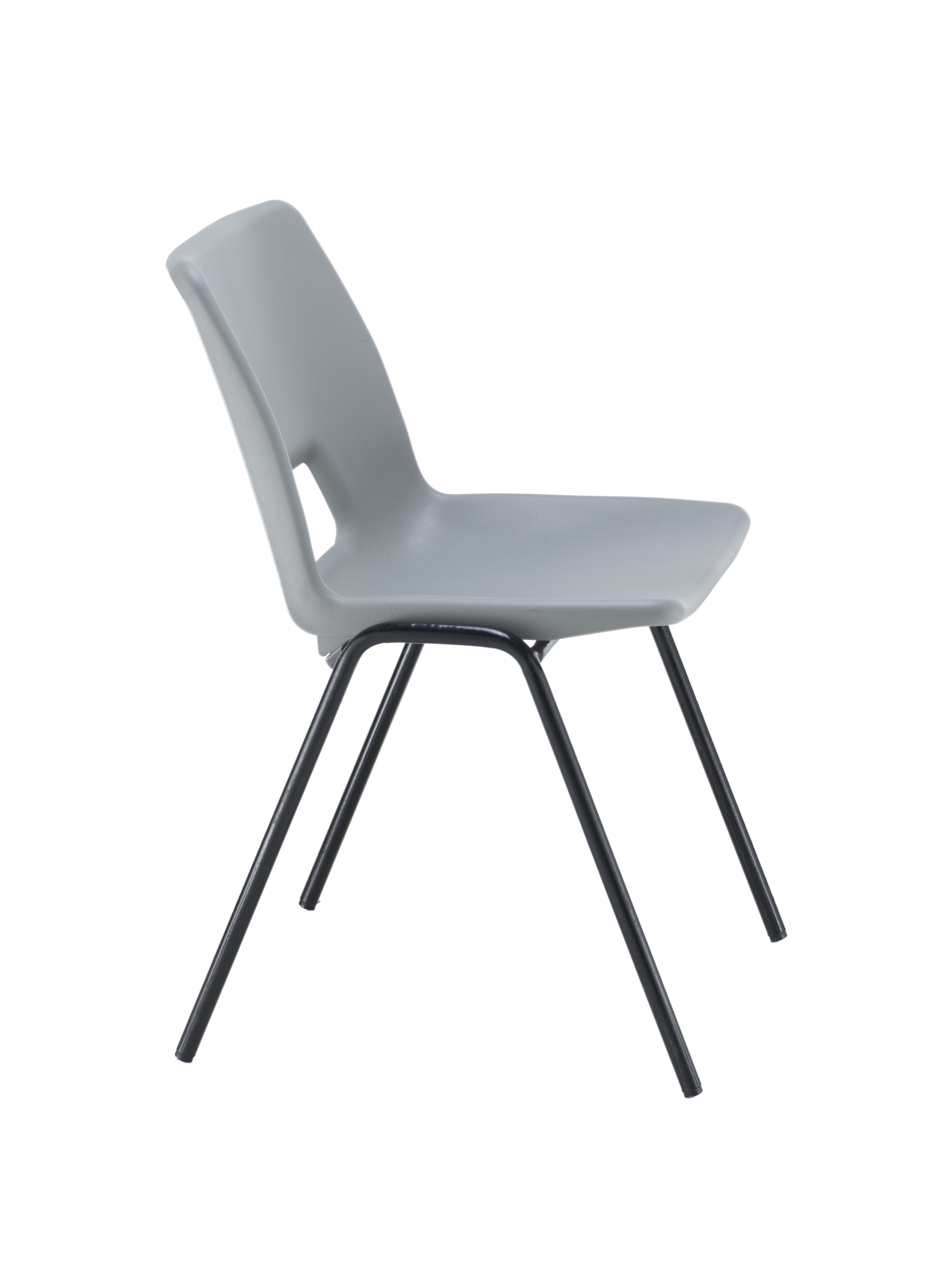 Economy Polypropylene Chair | Grey thumbnail 4