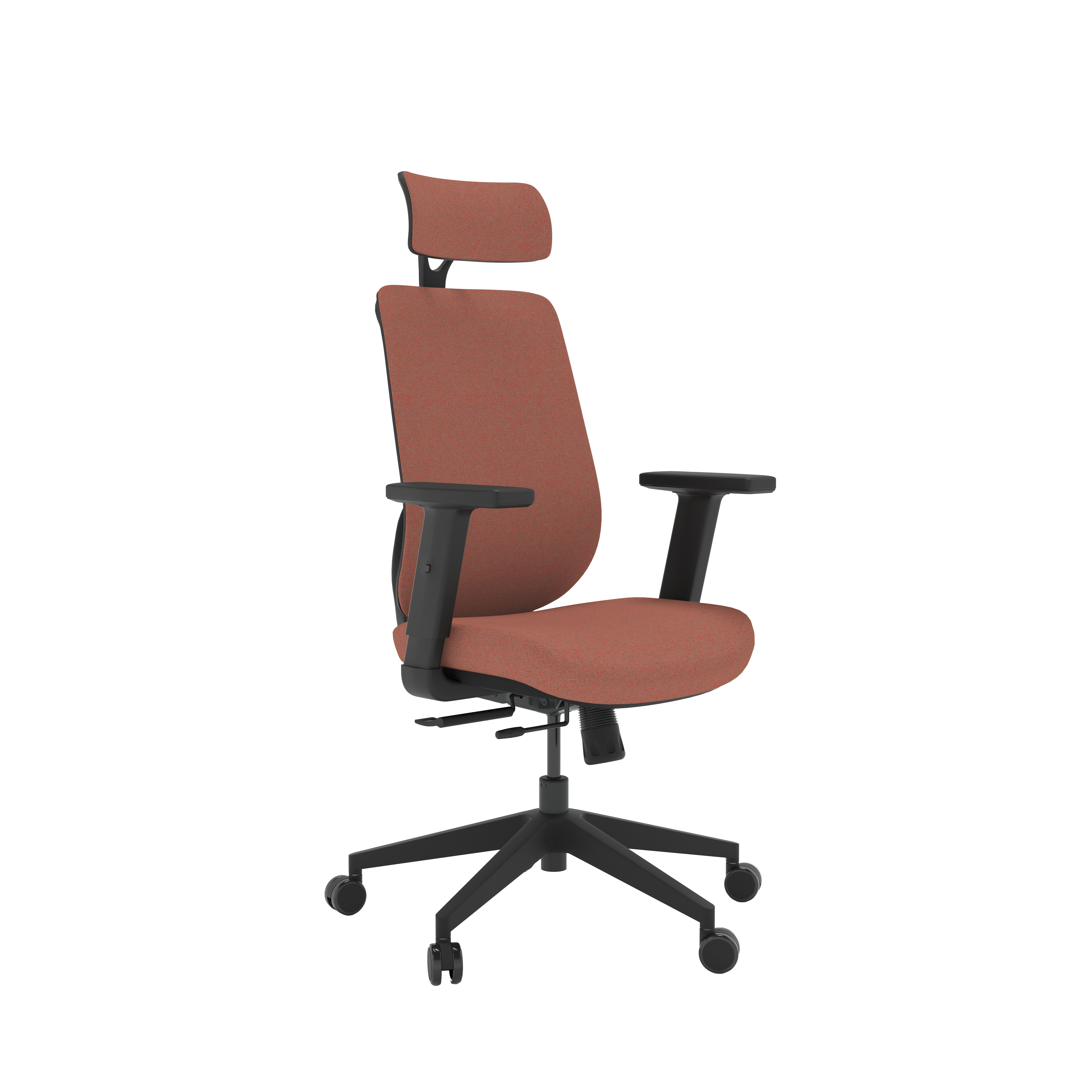 Maldini High Back Office Chair | Orange/Black thumbnail 2