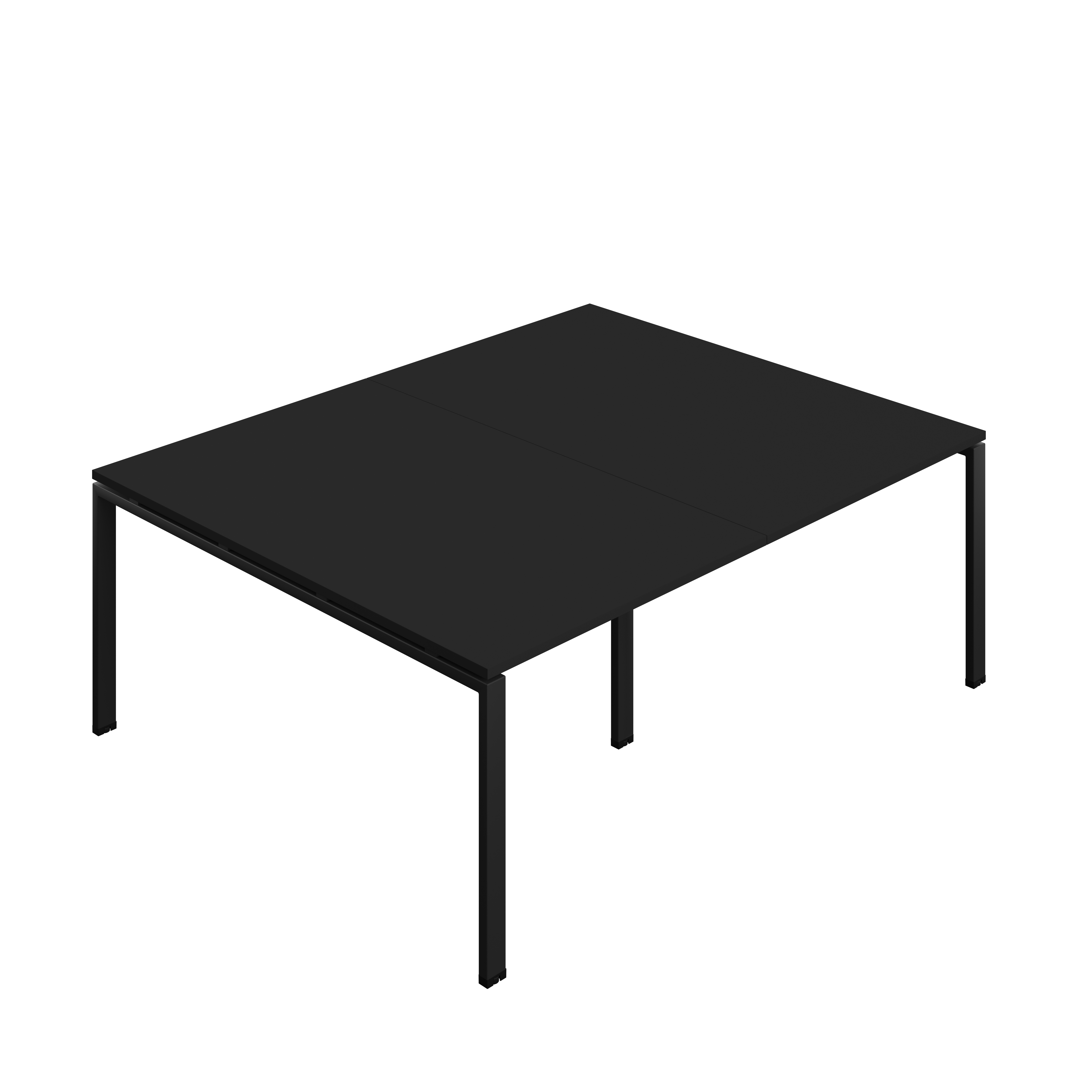 Synergy Meeting Table (FSC) : Goal Post Leg : 2000 | 1600 | Black/Black