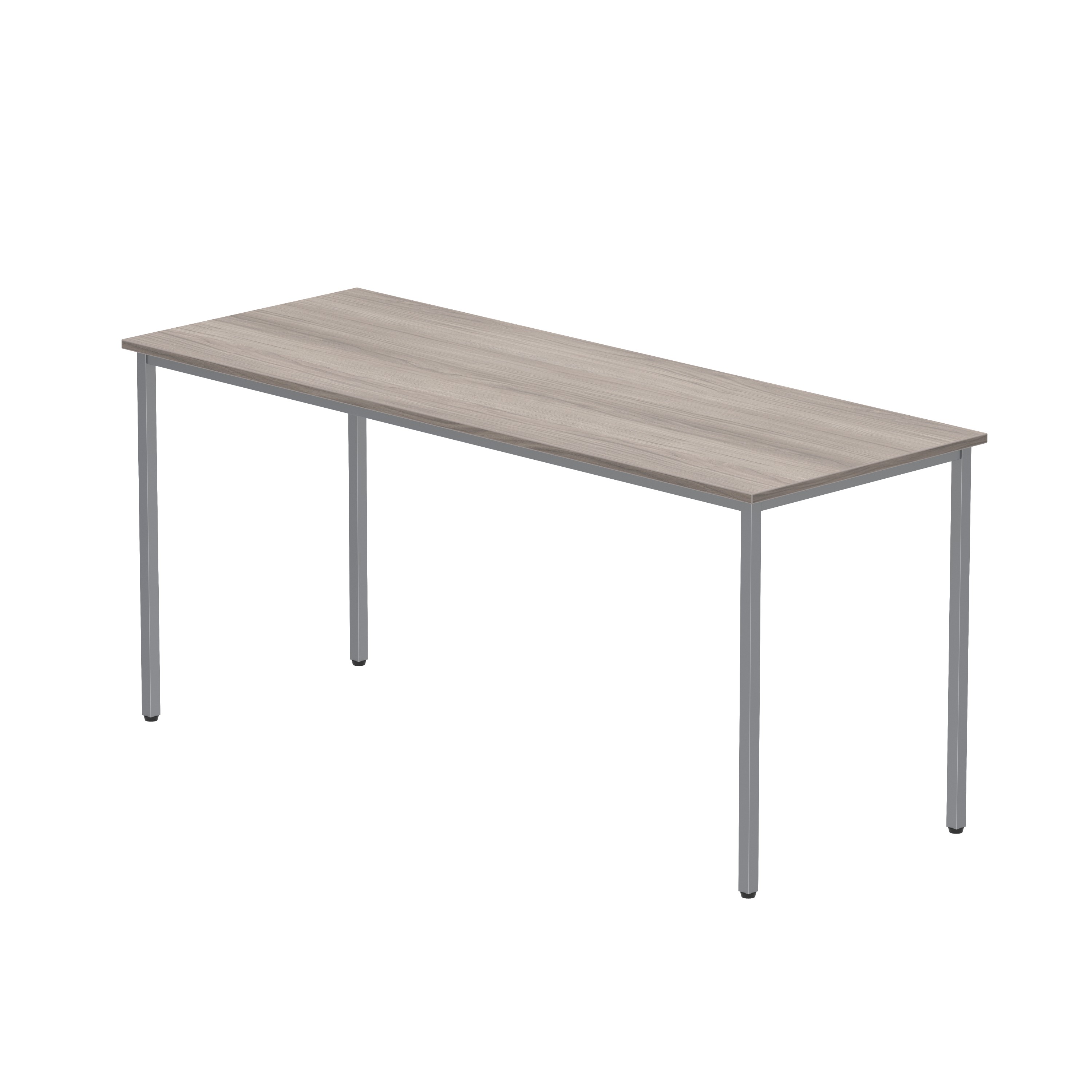 Office Rectangular Multi-Use Table (FSC) | 1600X600 | Alaskan Grey Oak/Silver
