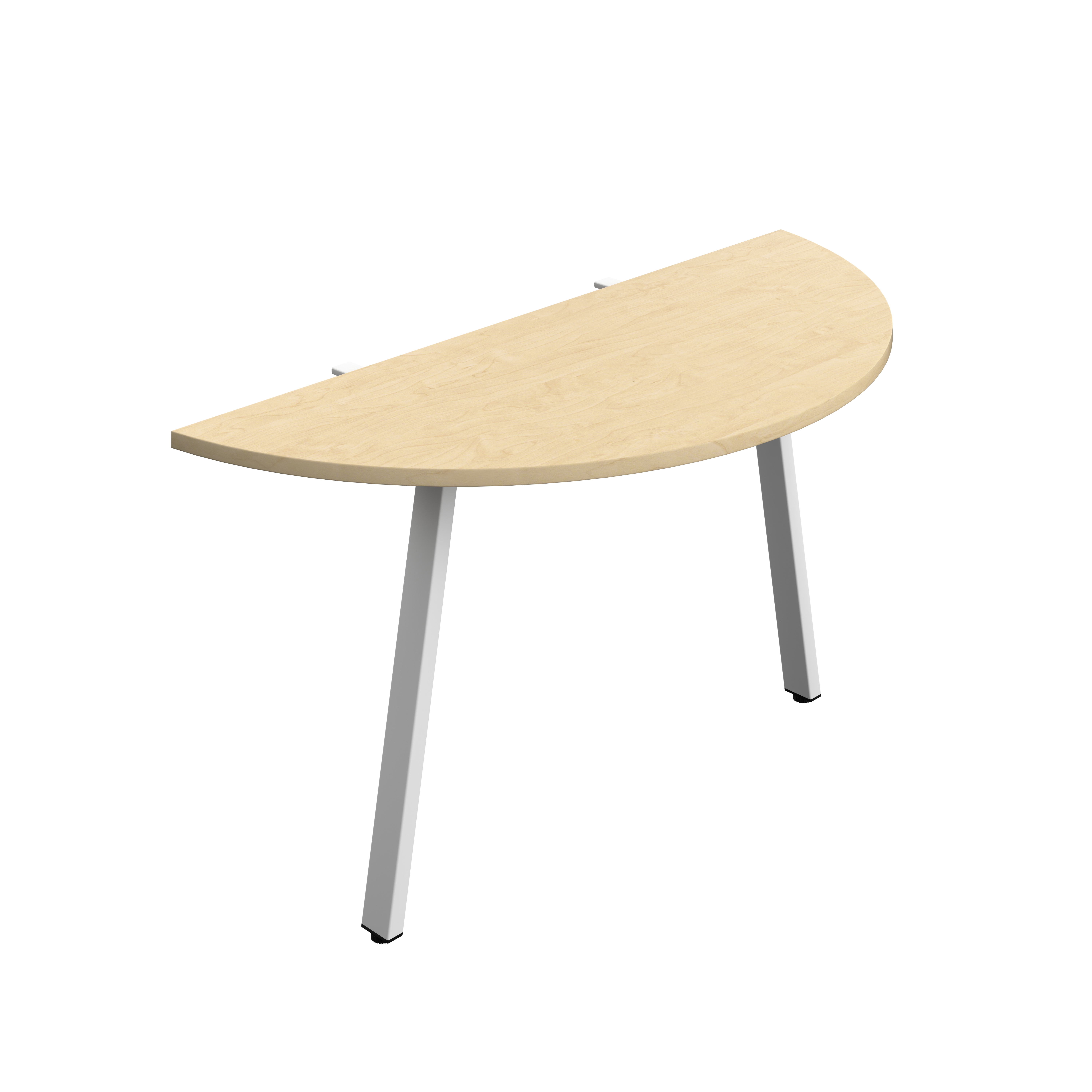 Synergy Screen Depth D-End Single Person Bench : A-Frame Leg : 1400 | 600 | Maple/White