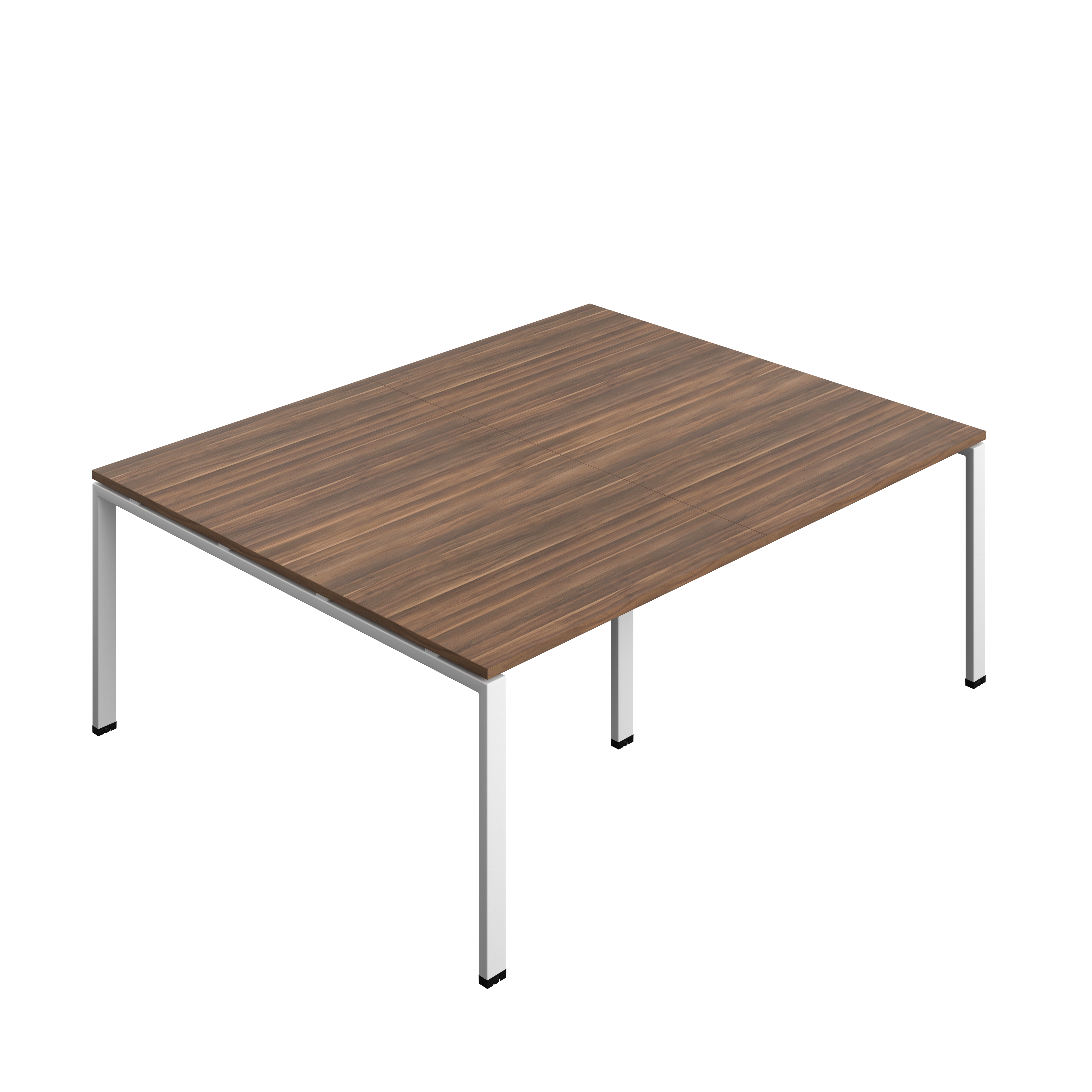 Synergy Meeting Table (FSC) : Goal Post Leg : 2000 | 1600 | Dark Walnut/White