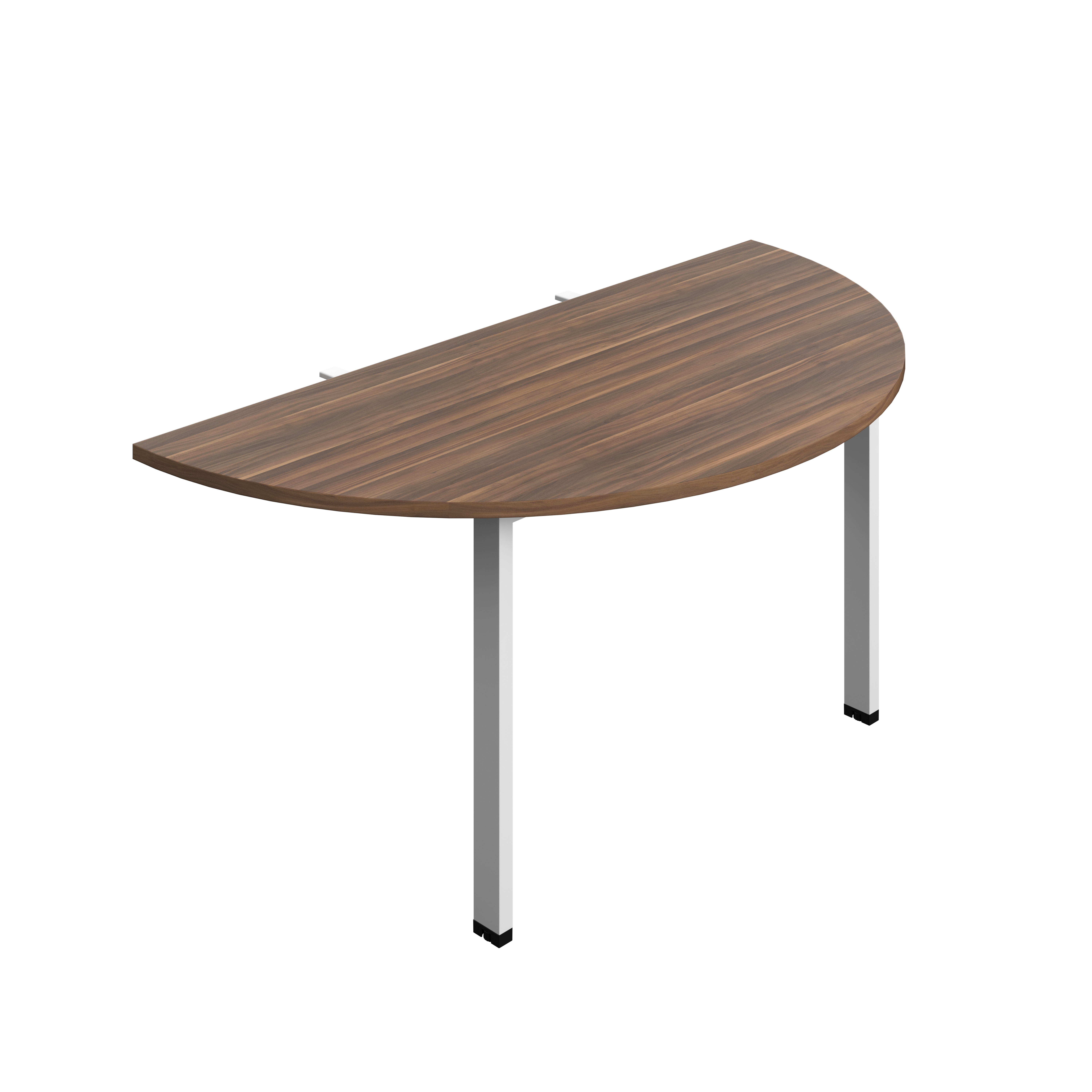 Synergy Screen Depth D-End Single Person Bench : Goal Post Leg : 1400 | 800 | Dark Walnut/White