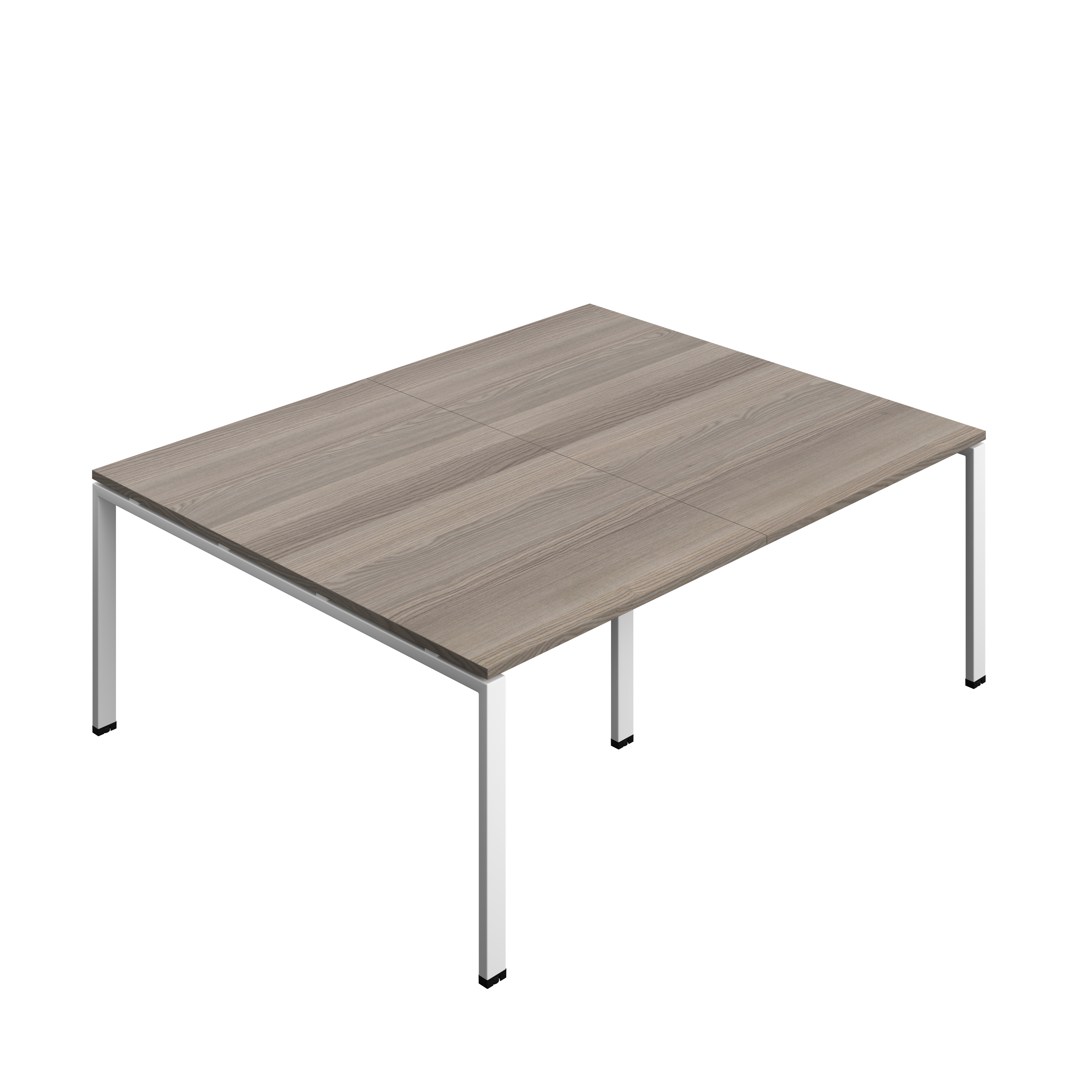 Synergy Meeting Table (FSC) : Goal Post Leg : 2000 | 1600 | Grey Oak/White