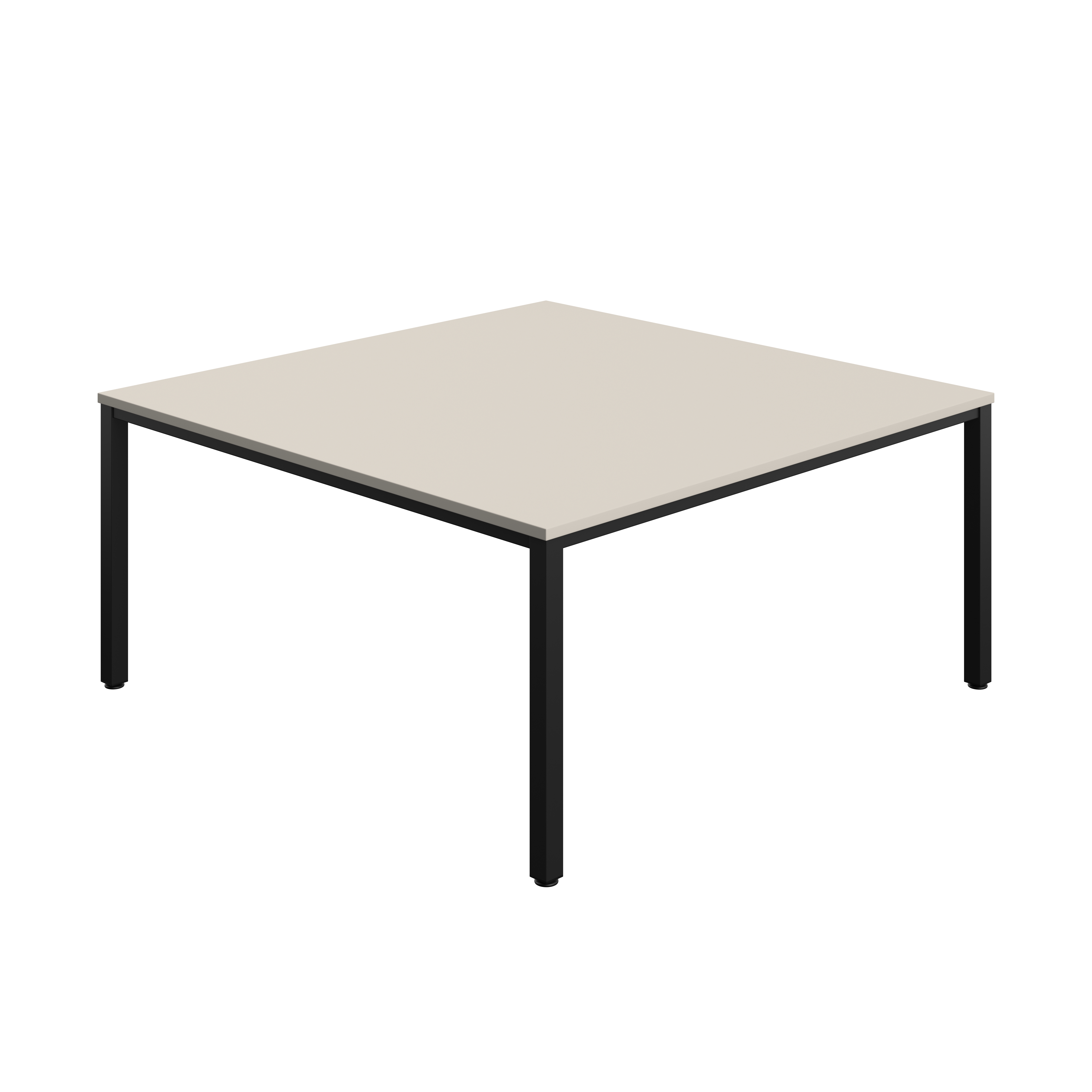 Fraction Infinity Square Meeting Table (FSC) | 1600 X 1600 | Grey/Black