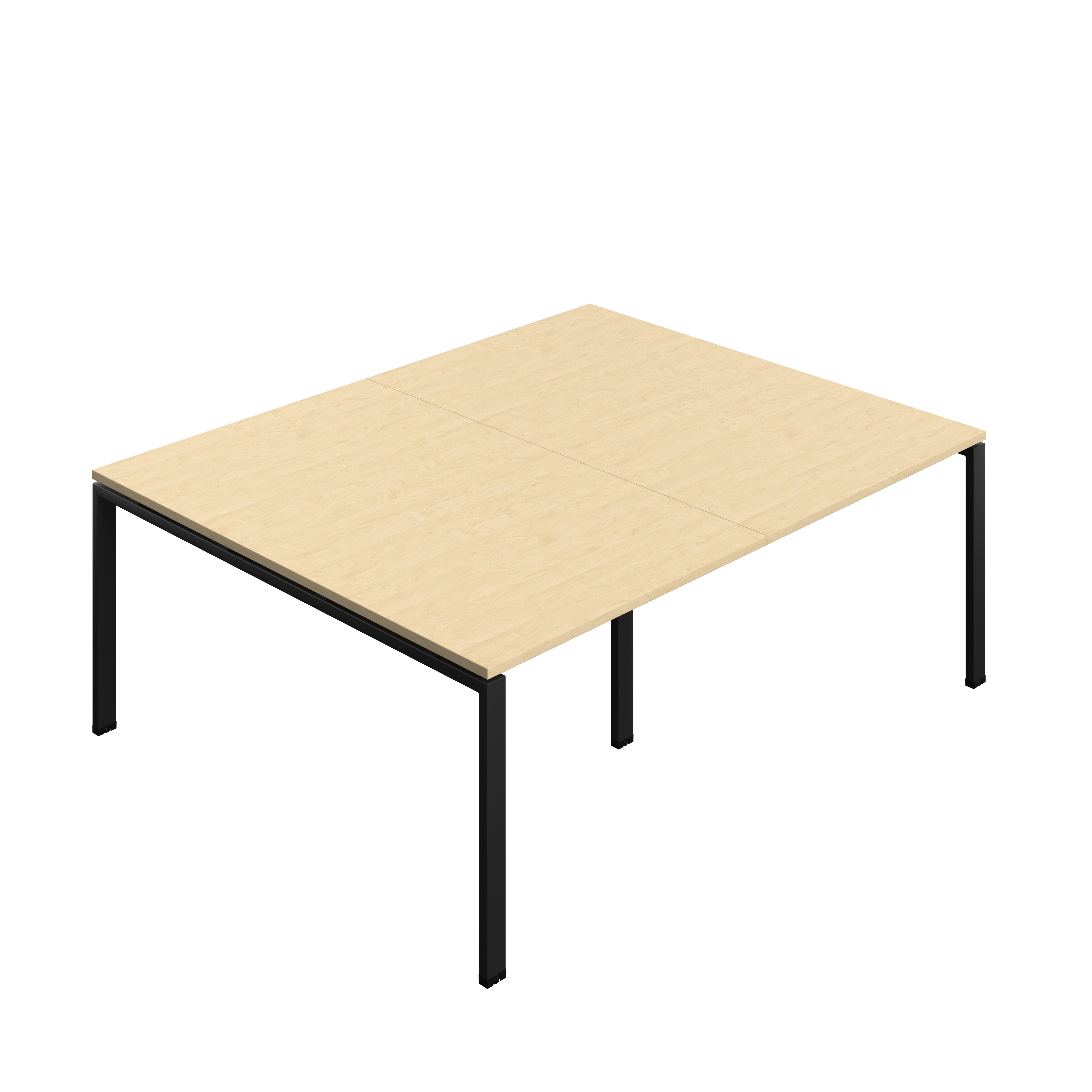 Synergy Meeting Table (FSC) : Goal Post Leg : 2000 | 1600 | Maple/Black