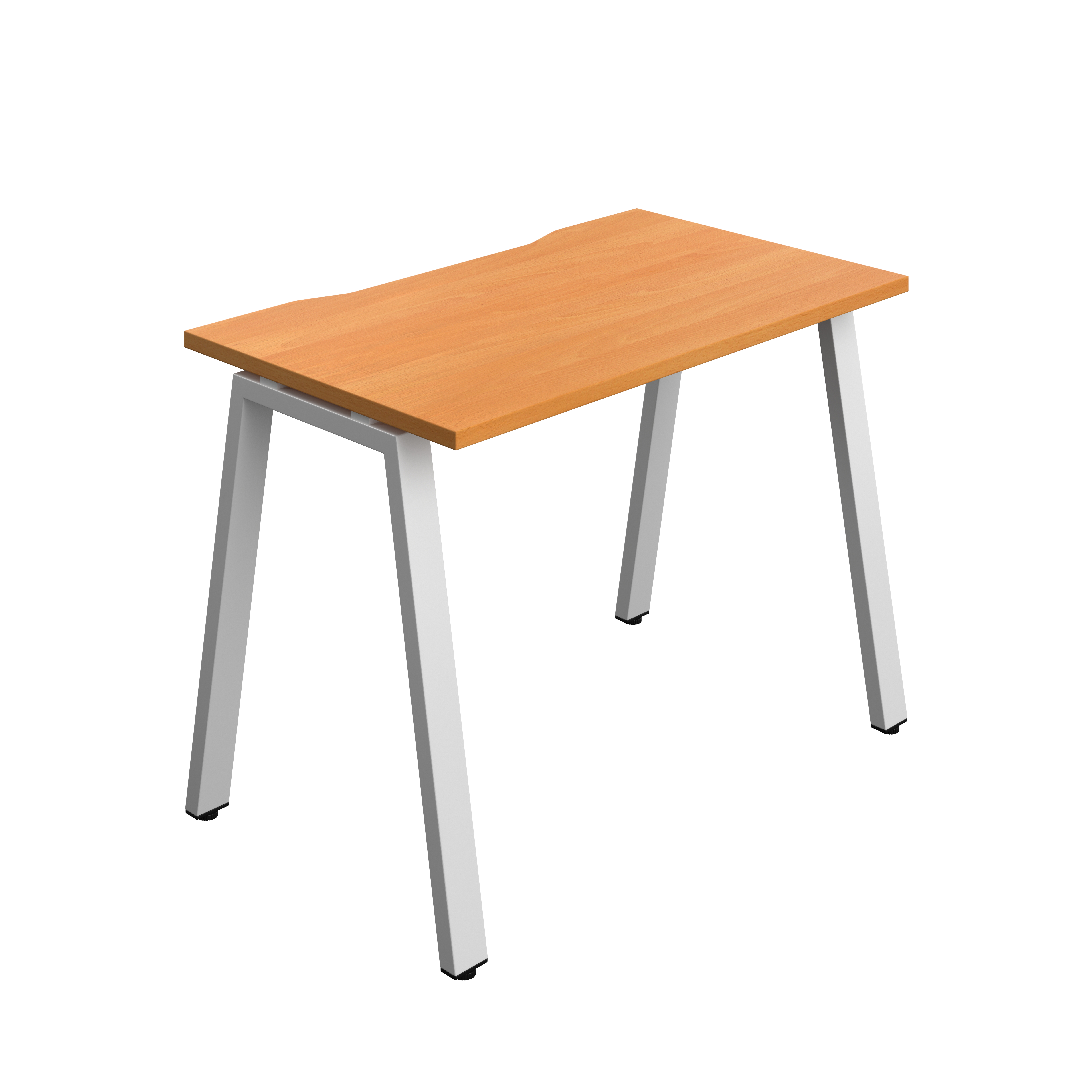 Synergy Bench with Cut Out: 1 Person (FSC) : A-Frame Leg : 1000 | 700 | Unlimited/Silver