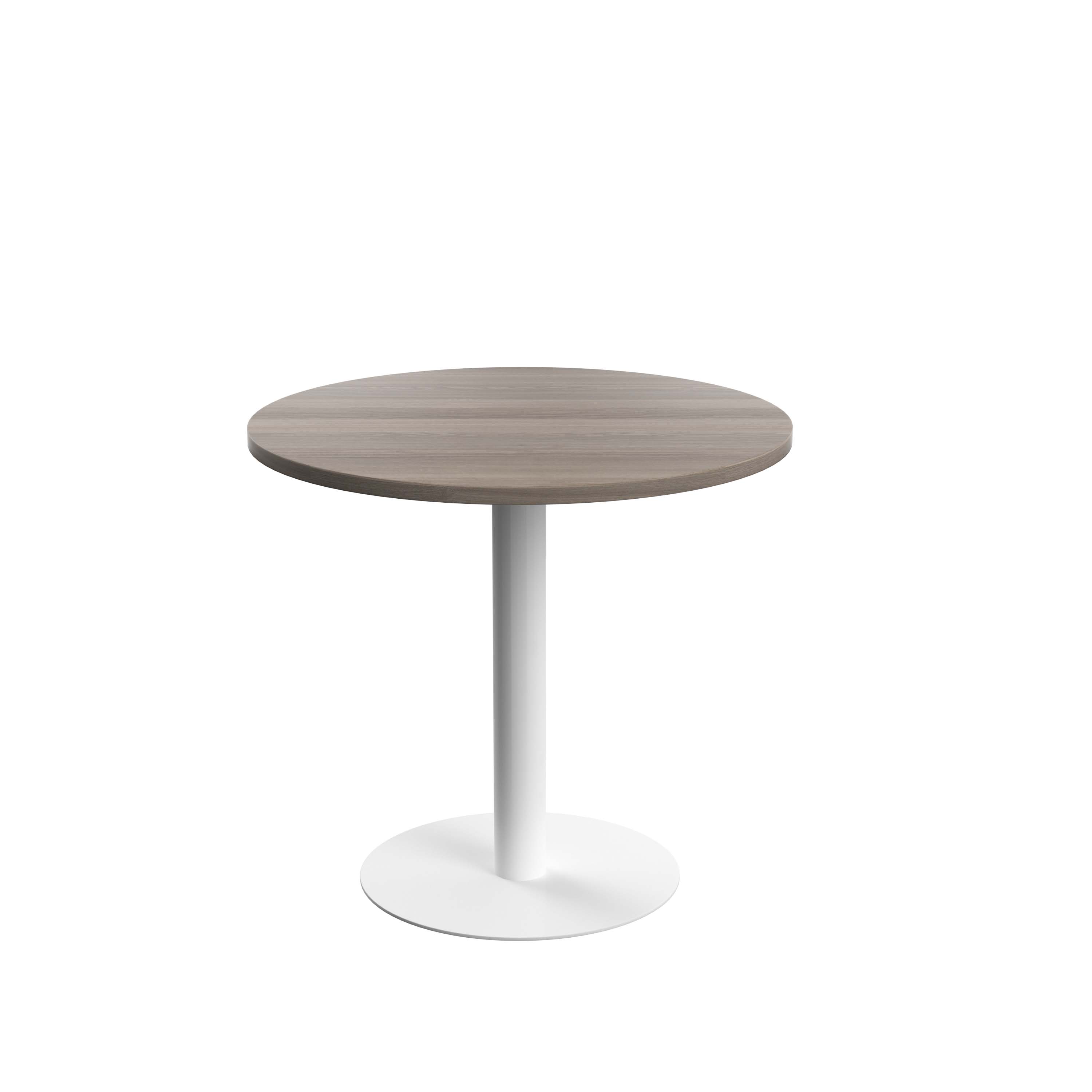 Contract Table Mid (FSC) | 800mm | Grey Oak/White